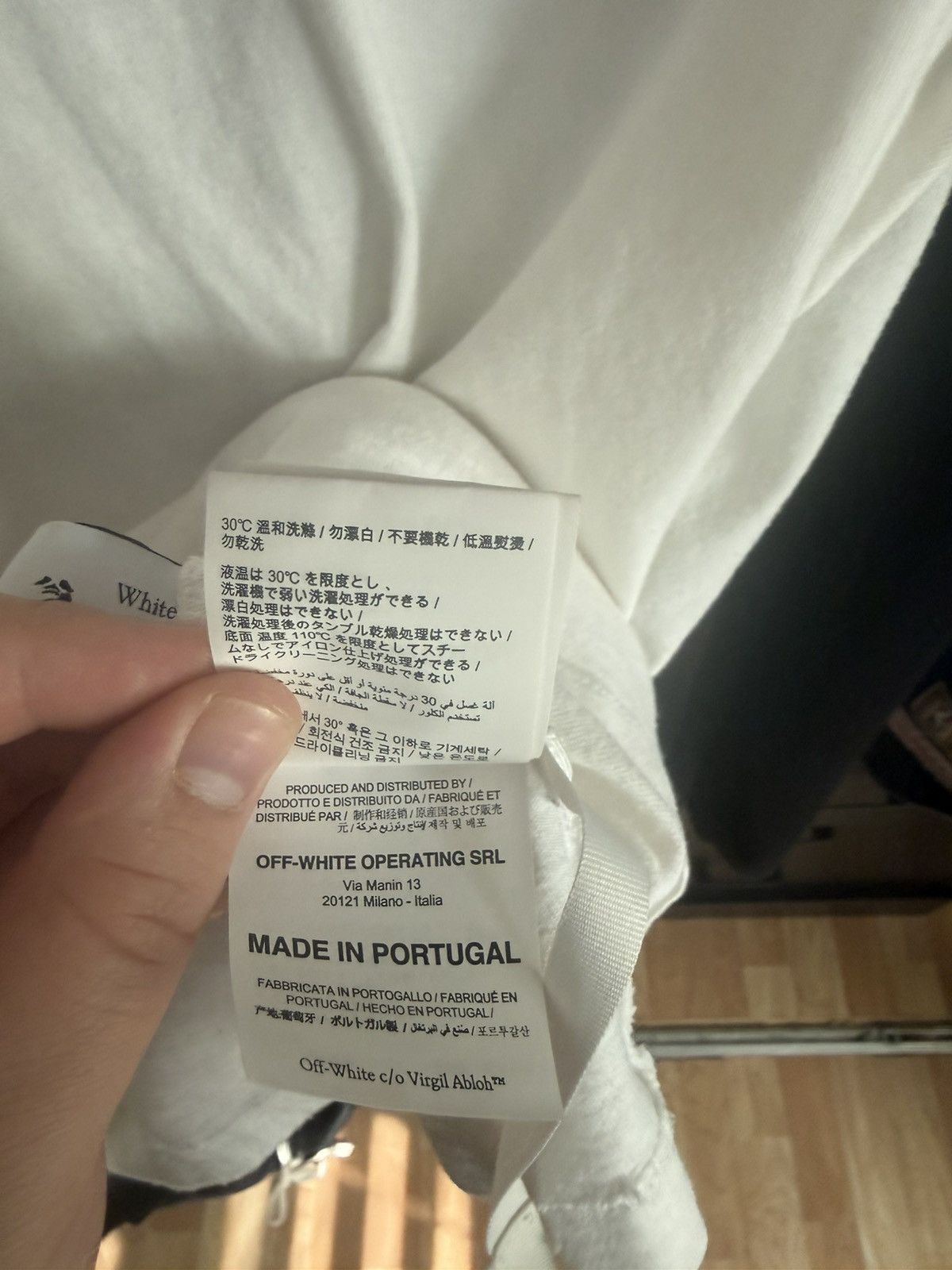 Off-White OFF-WHITEOff-White Peace Worldwide Over Tee 'White/Green' Size US S / EU 44-46 / 1 - 9 Thumbnail