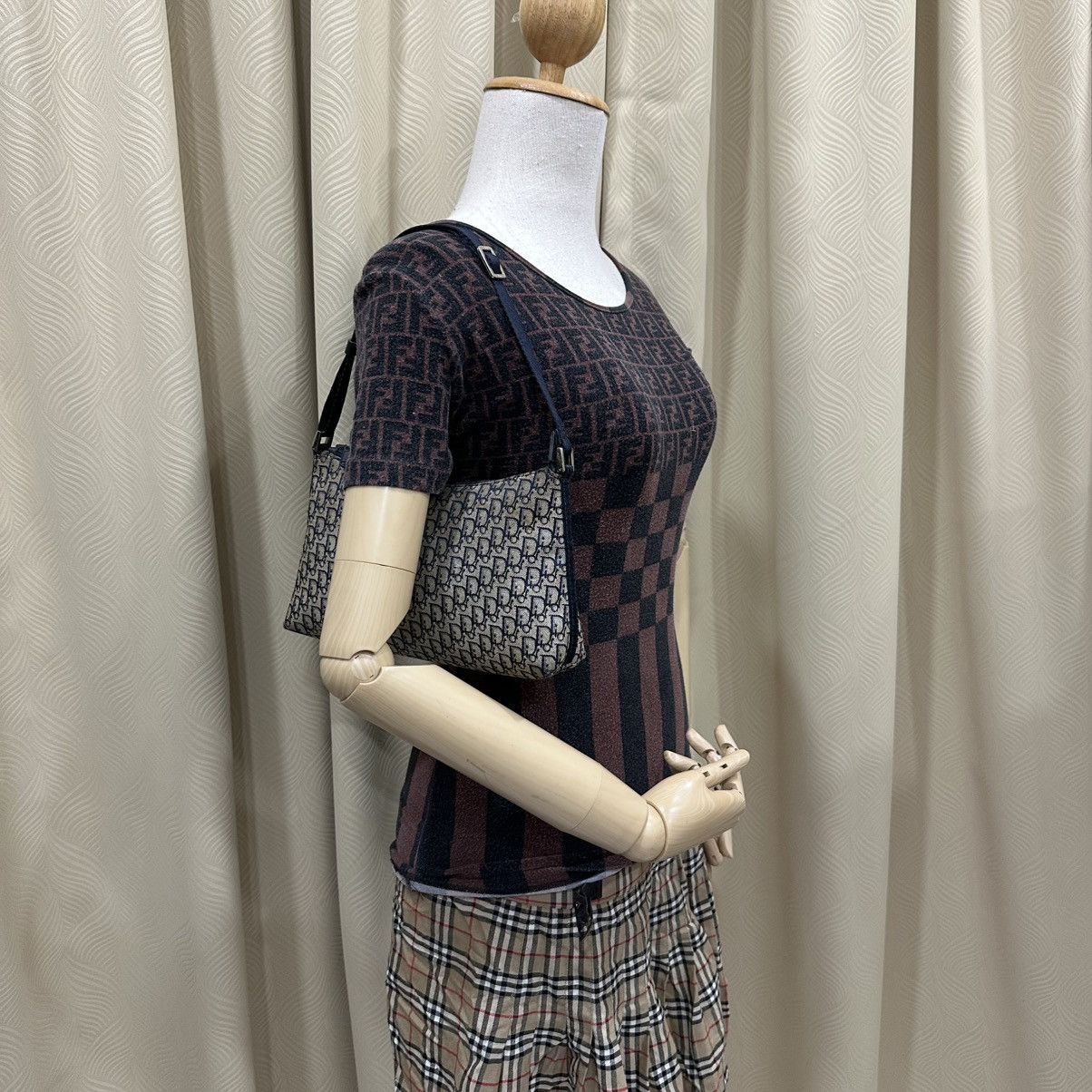Dior ‼️LASTDROP‼️ CHRISTIAN DIOR OBLIQUE JACQUARD BAGUETTE BAG Size ONE SIZE - 12 Thumbnail