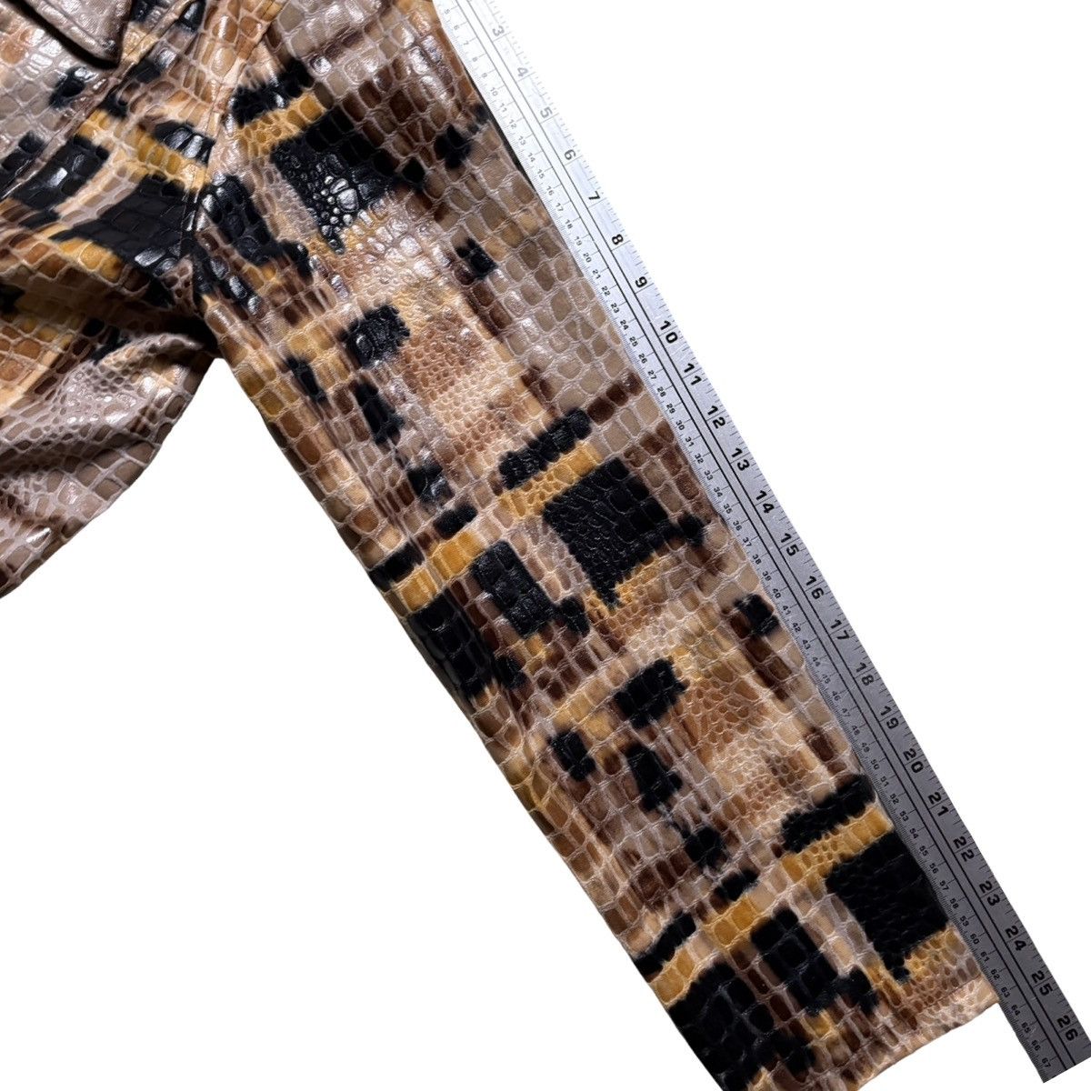 Other Selene Sport Faux Snakeskin Scale Long Sport Jacket Coat XL Size XL / US 12-14 / IT 48-50 - 6 Thumbnail