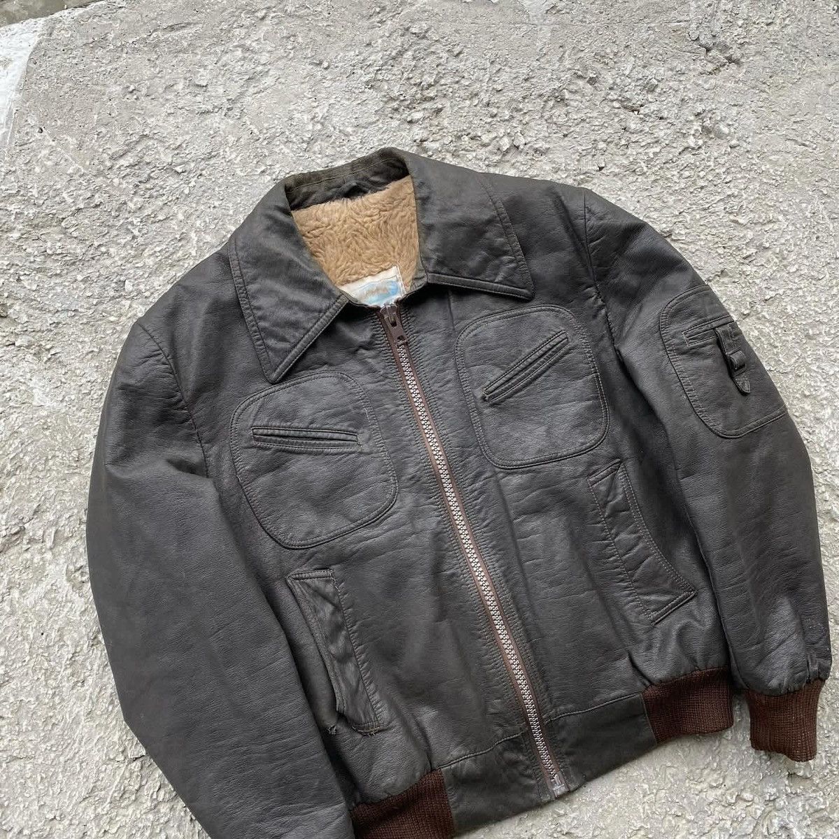 Japanese Brand × Leather Vintage Leather Jacket Size US M / EU 48-50 / 2 - 4 Thumbnail