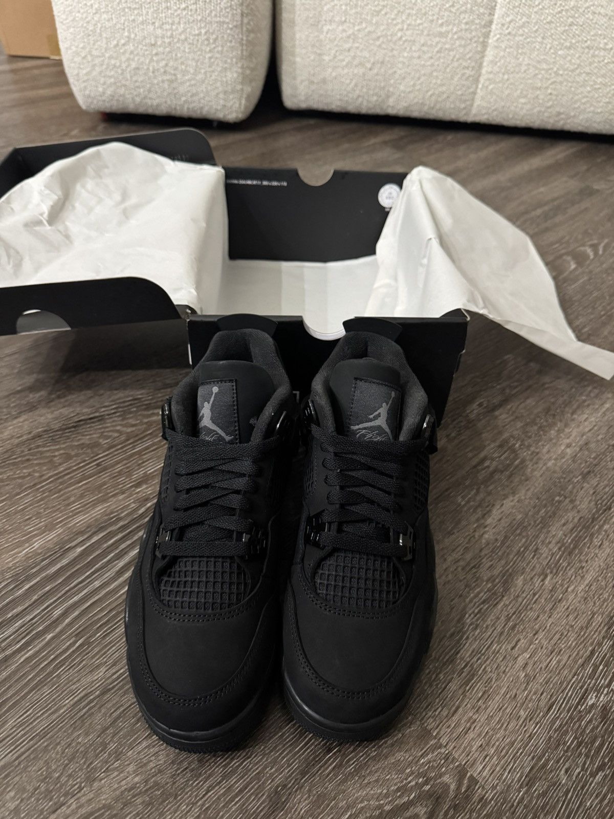 Jordan Brand Air Jordan 4 Retro ‘Black Cat’ (2025) Size US 6.5 / EU 39-40 - 2 Thumbnail