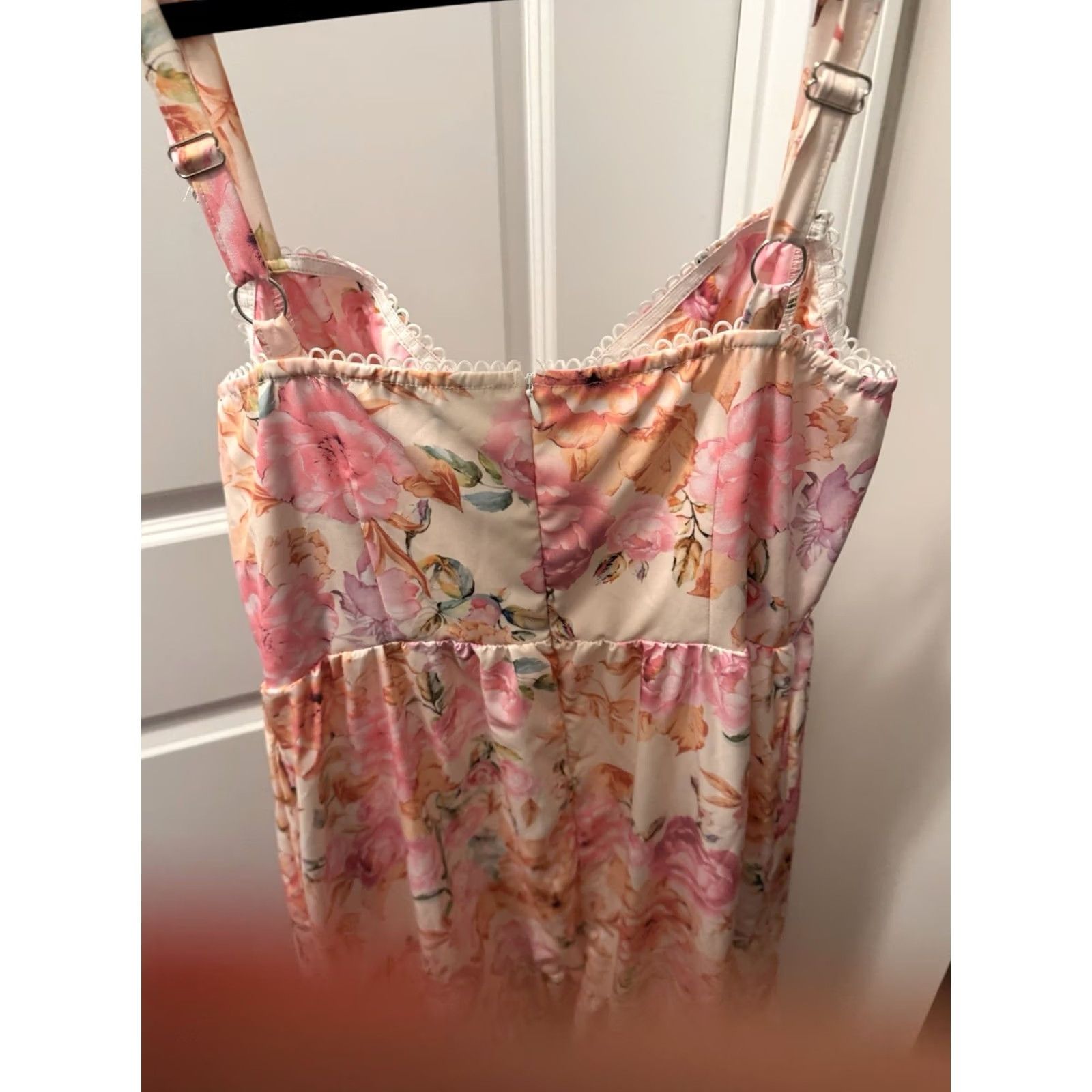 pact halter dress Large Yellow Floral Fit Flare Organic Cotton Pockets NWT Womens pst discounts apply