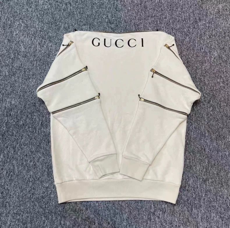Gucci Gucci Authentic large logo zipper sweatshirt 2501-Nextarro Size US XS / EU 42 / 0 - 5 Thumbnail