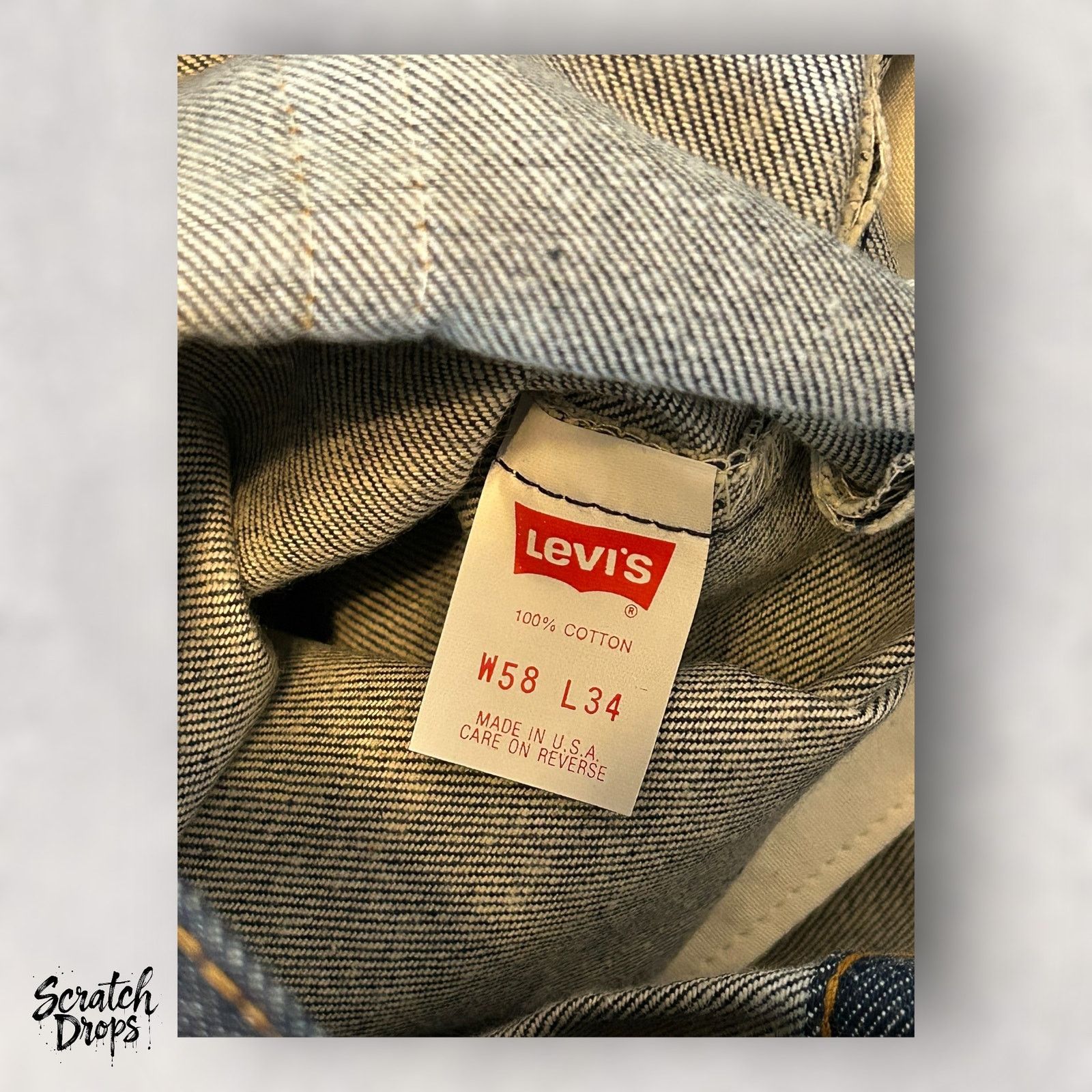Levi's Vintage Levi’s 501xx Shrink-to-Fit Jeans USA W58 L34 501 NWT Size US 42 / EU 58 - 3 Thumbnail