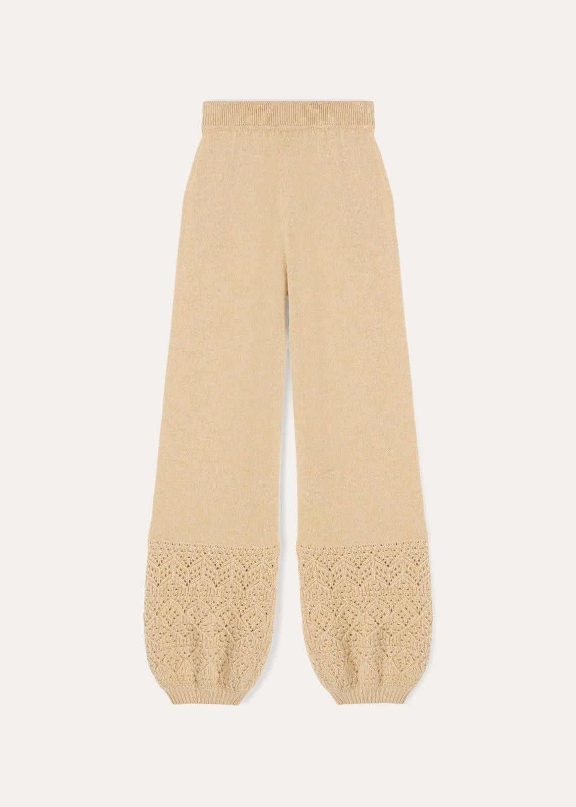 o1srvl11e1224 Engadin Cashmere Pant in Camel