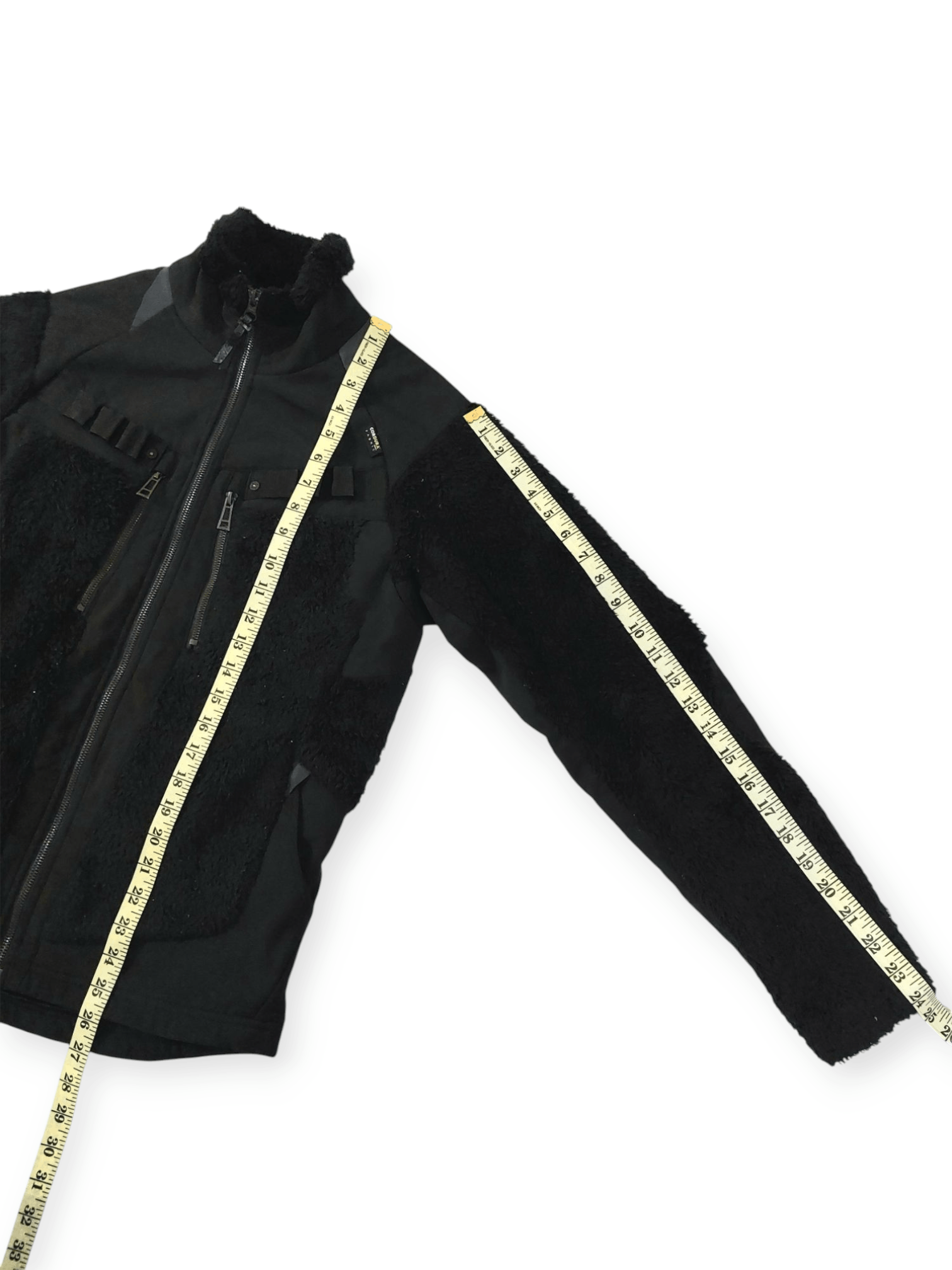 Designer Fieldcore Black Sherpa Fleece Cordura Fabrics Jacket Size US M / EU 48-50 / 2 - 17 Thumbnail