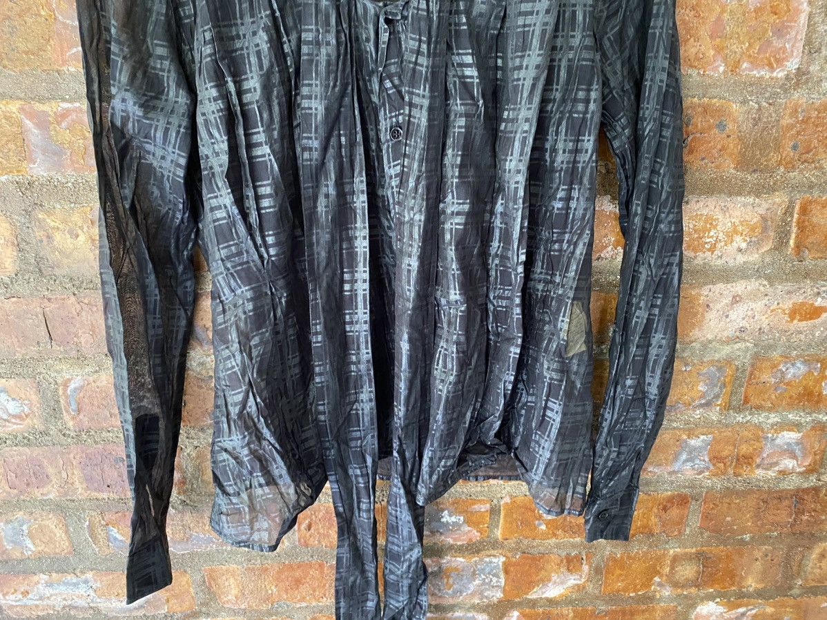 A.P.C. 1990s APC Silk Mesh black checked Size M / US 6-8 / IT 42-44 - 4 Thumbnail
