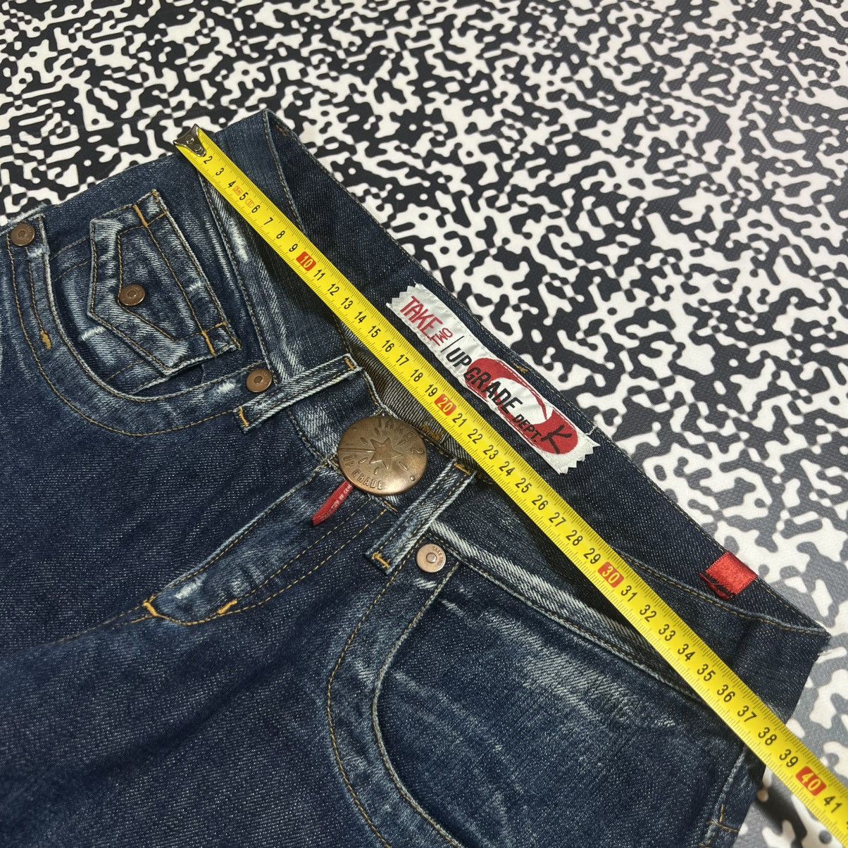 Japanese Brand Vintage Y2K Take Two Japanese Style Wide Retro Jeans Size 28" / US 6 / IT 42 - 15 Thumbnail