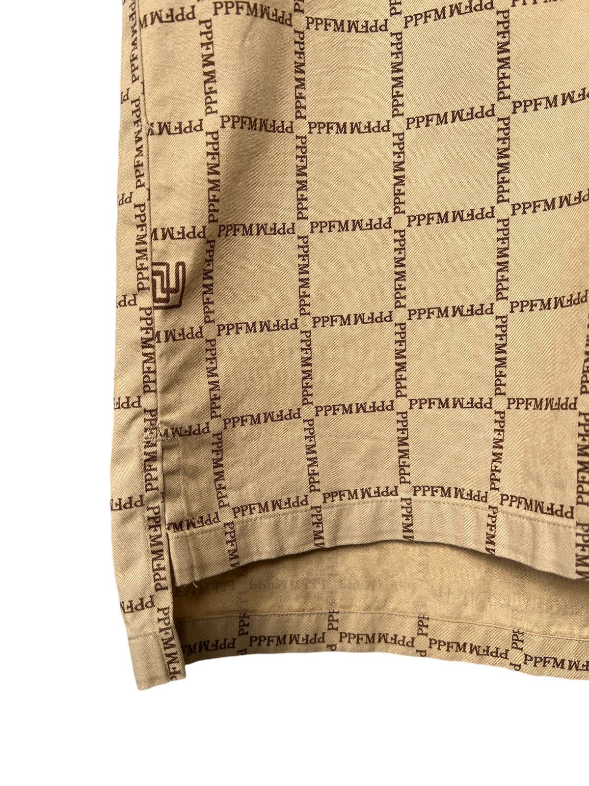 Beauty Beast × Japanese Brand × PPFM Vintage PPFM Monogram Logo Zipper Tech Shirt Size US M / EU 48-50 / 2 - 3 Thumbnail
