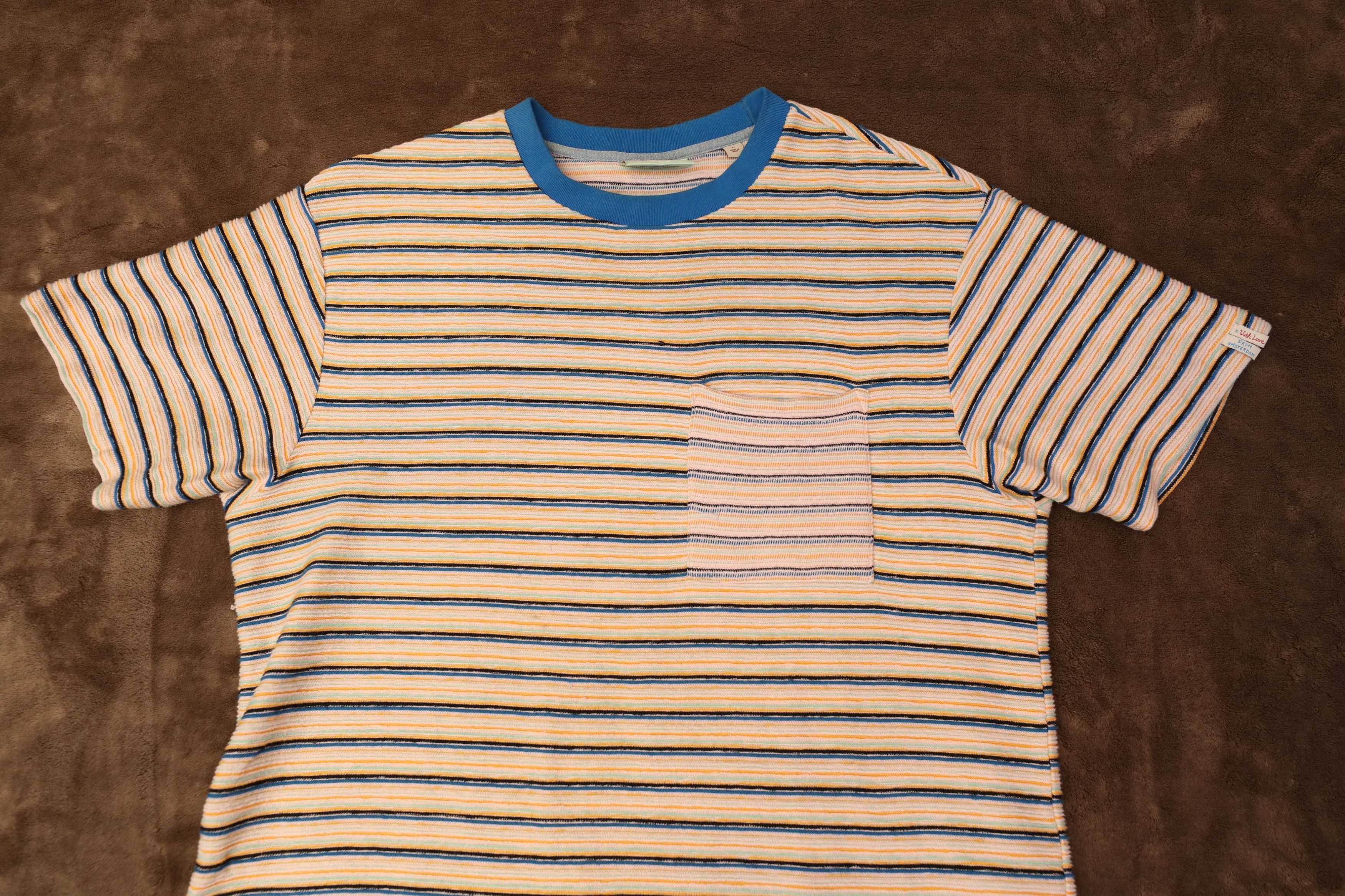 Scotch & Soda Scotch & Soda Structured Striped Pocket Tee (L) Size US L / EU 52-54 / 3 - 4 Thumbnail