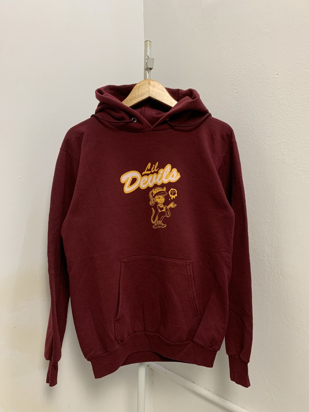Japanese Brand × Vintage Lil Devils pullover hoodie Size US S / EU 44-46 / 1 - 1 Thumbnail