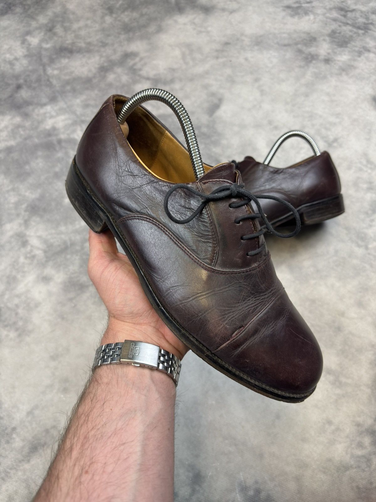 Grenson × Vintage Vintage Grenson casual leather formal shoes derby old money Size US 7 / EU 40 - 1 Thumbnail