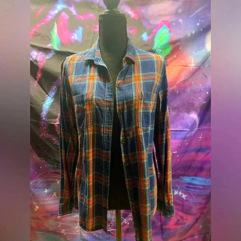 Old Navy Old Navy Men's Plaid Flannel Shirt - Medium Size US M / EU 48-50 / 2 - 1 Thumbnail