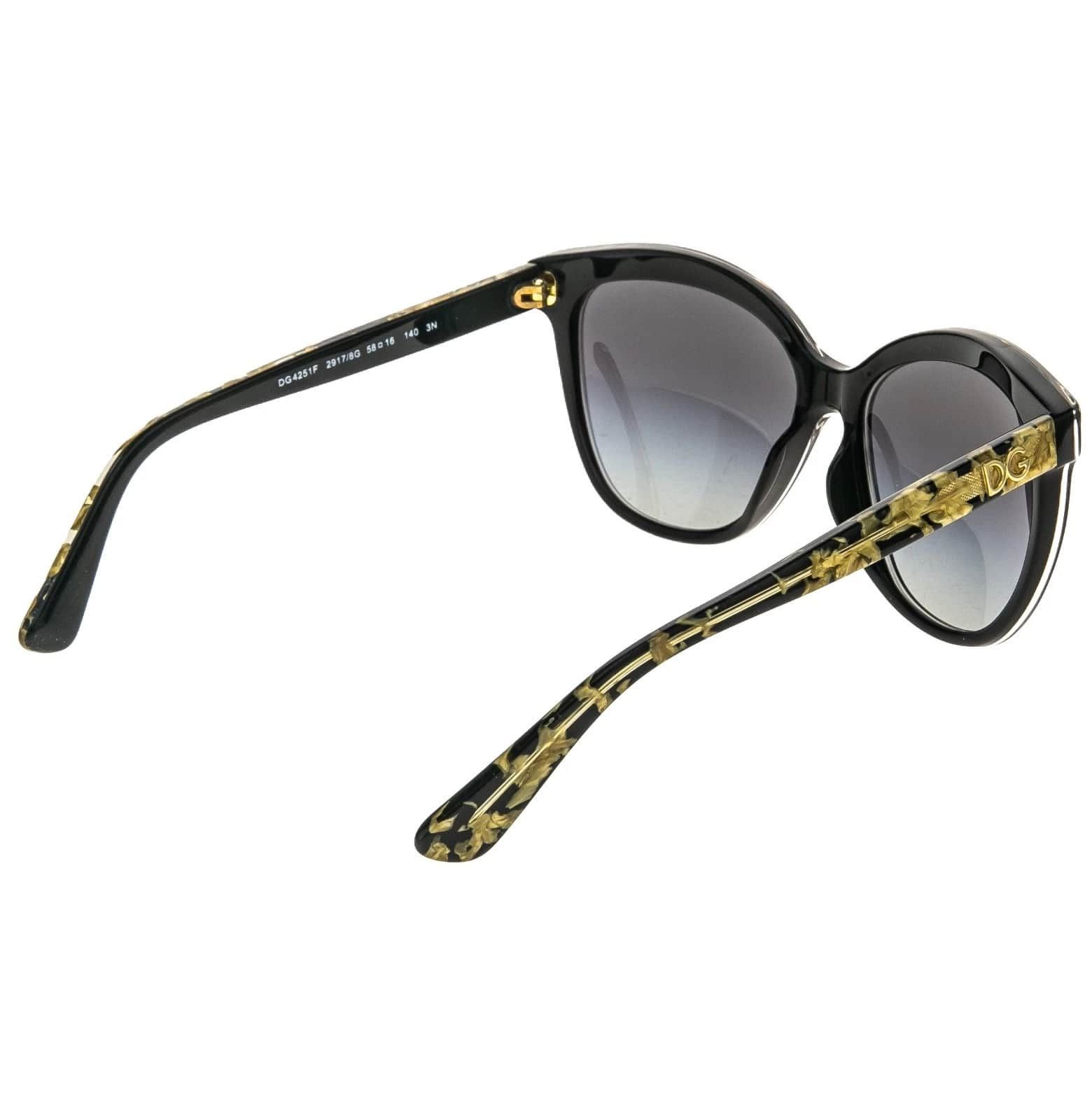 Dolce & Gabbana Dolce & Gabbana DG4251 Gold Leaves 4251 Crystal Sunglasses Size ONE SIZE - 6 Thumbnail
