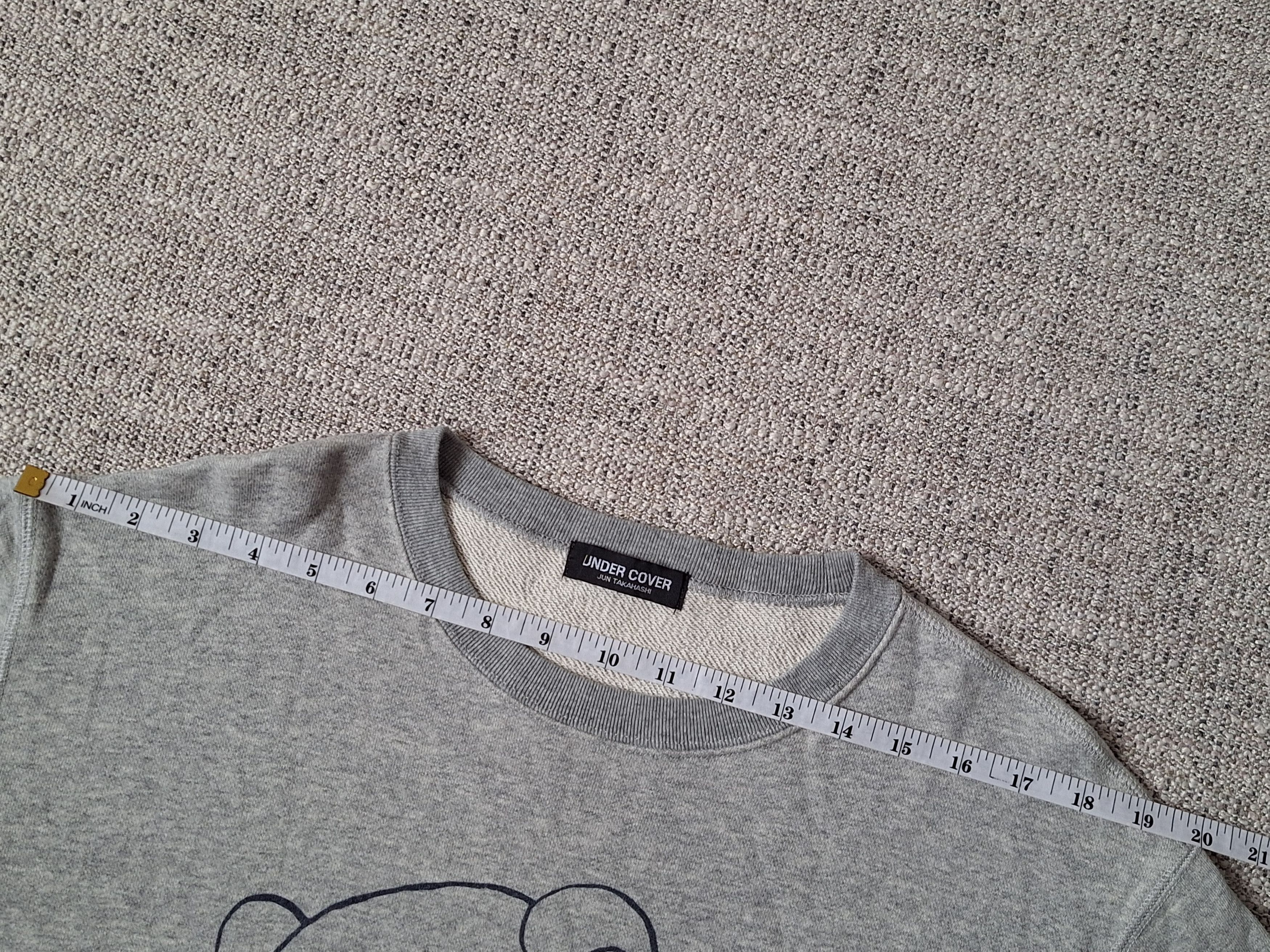 Undercover UNDER COVER JUN TAKAHASHI - Bear Logo Sweatshirt Crewneck Size US XL / EU 56 / 4 - 11 Thumbnail