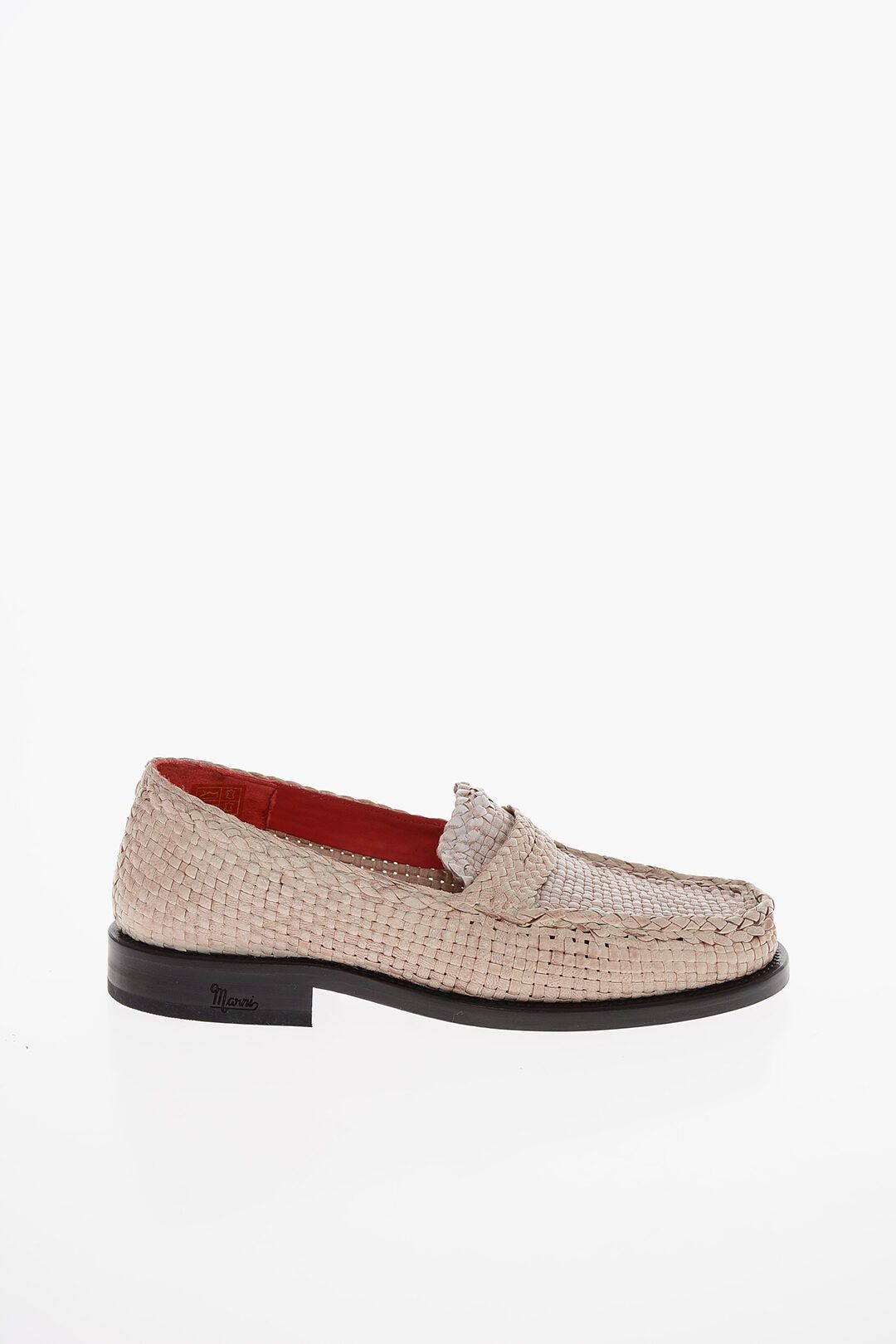 Marni o1y0225 Leather Loafers in Beige Size US 7 / EU 40 - 1 Thumbnail