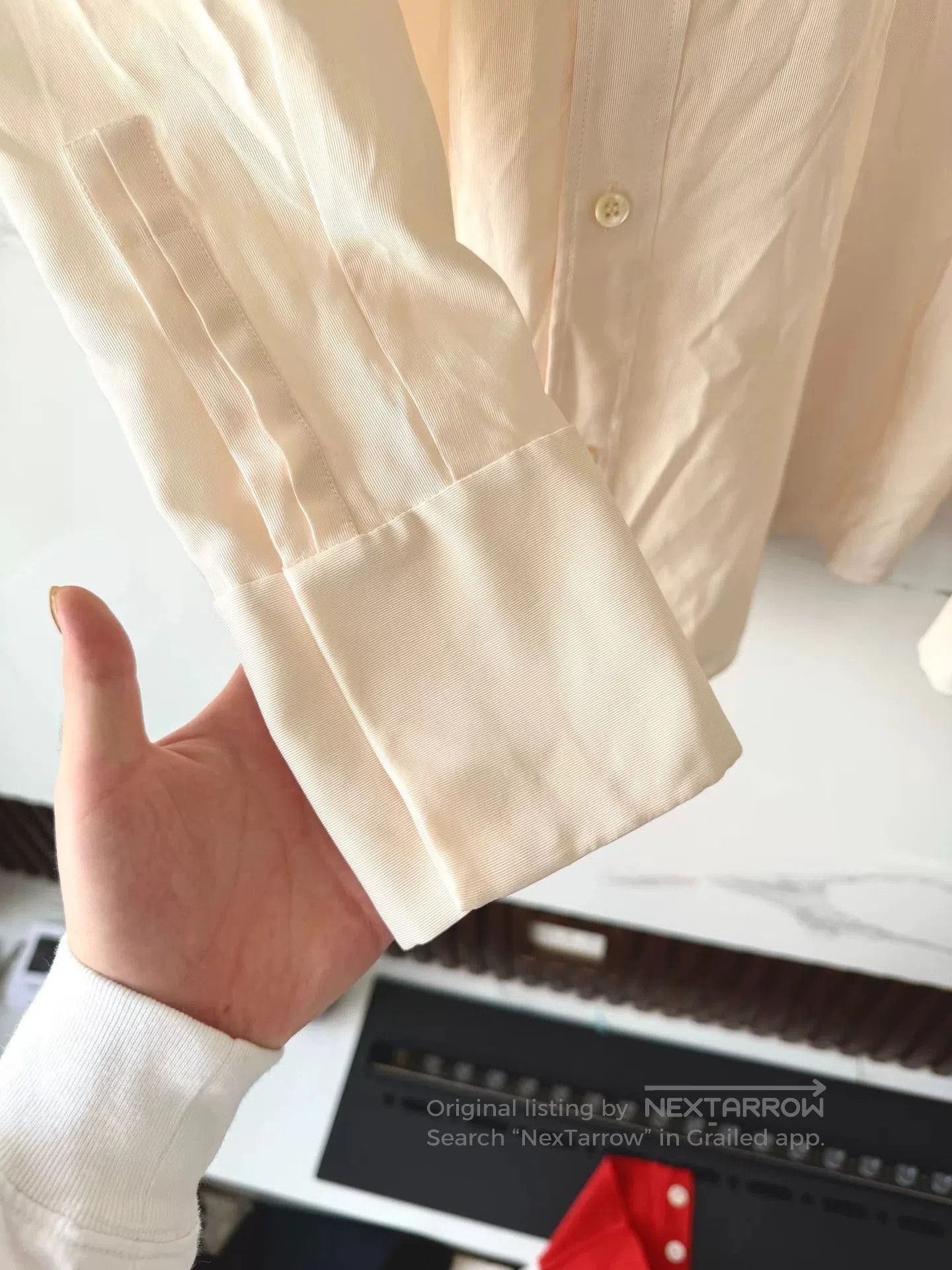 Saint Laurent Paris saint laurent oversized wool silk shirt. Size XXS / US 00 / IT 34 - 5 Thumbnail