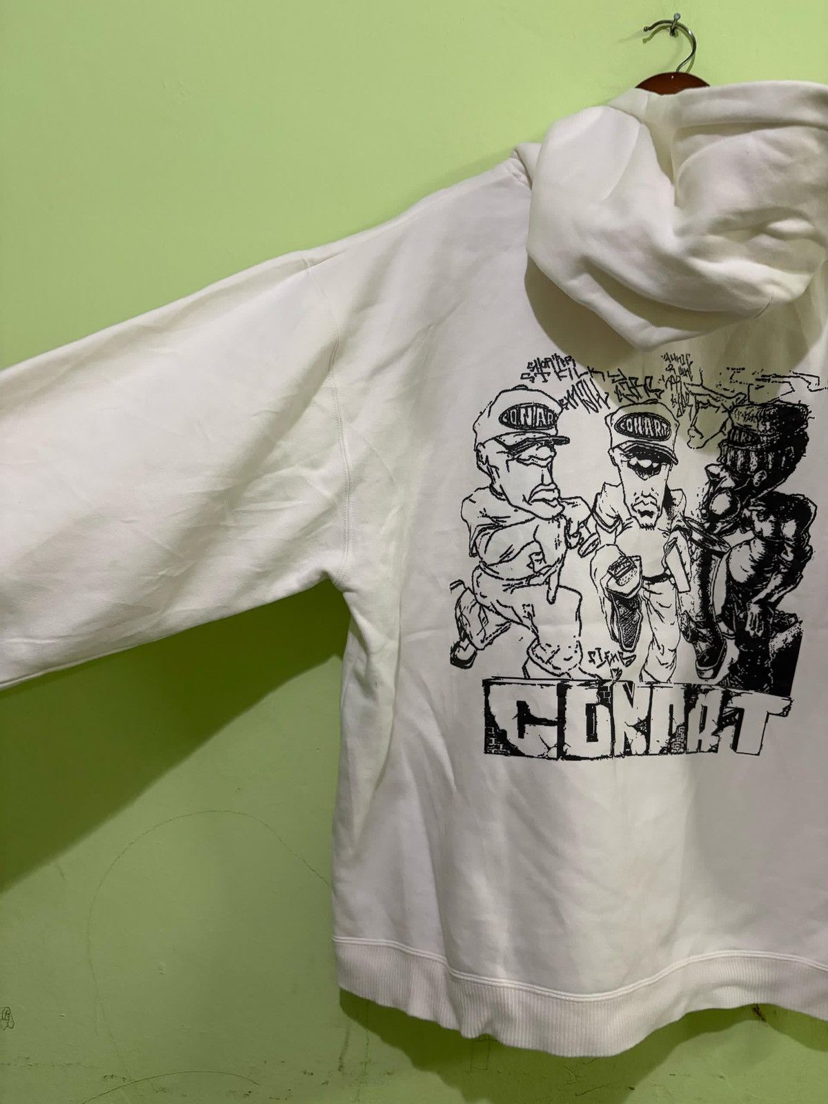 Rap Tees × Vintage VTG Conart Hoodie Big Logo Design HipHop Group Art Design Size US L / EU 52-54 / 3 - 5 Thumbnail