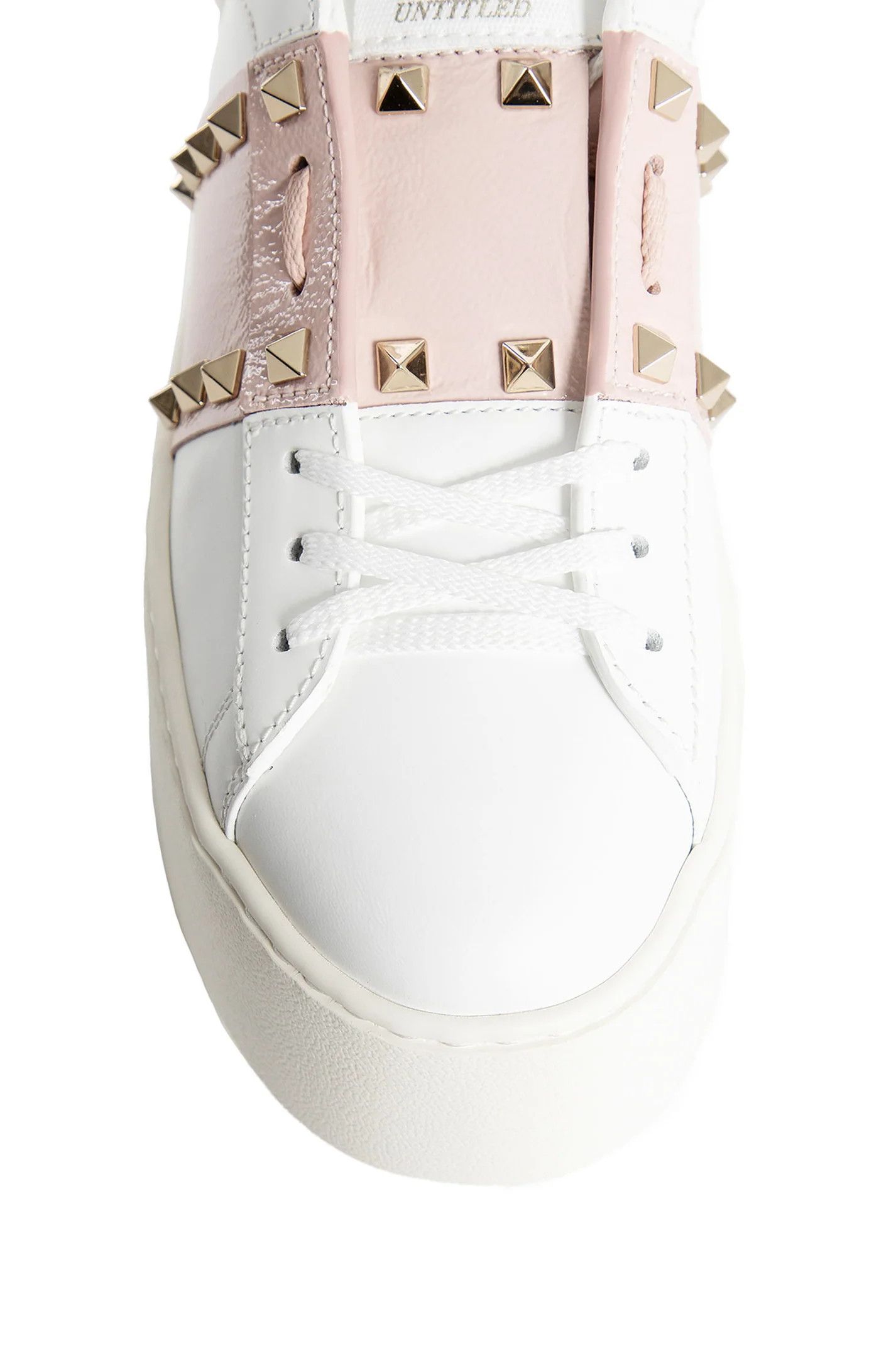 Valentino o1s22i1n0924 Open Rockstud Untitled Sneakers in White Size US 6 / IT 36 - 5 Thumbnail