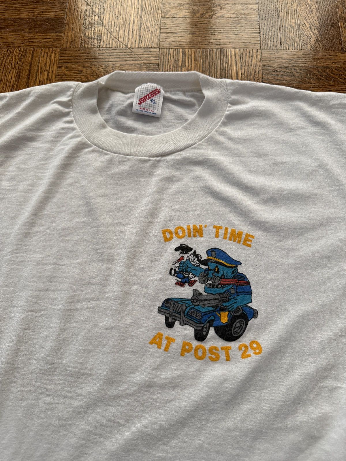 Vintage Vintage 90s Rat Fink Style Doin' Time Graphic Tee Size US XL / EU 56 / 4 - 1 Thumbnail
