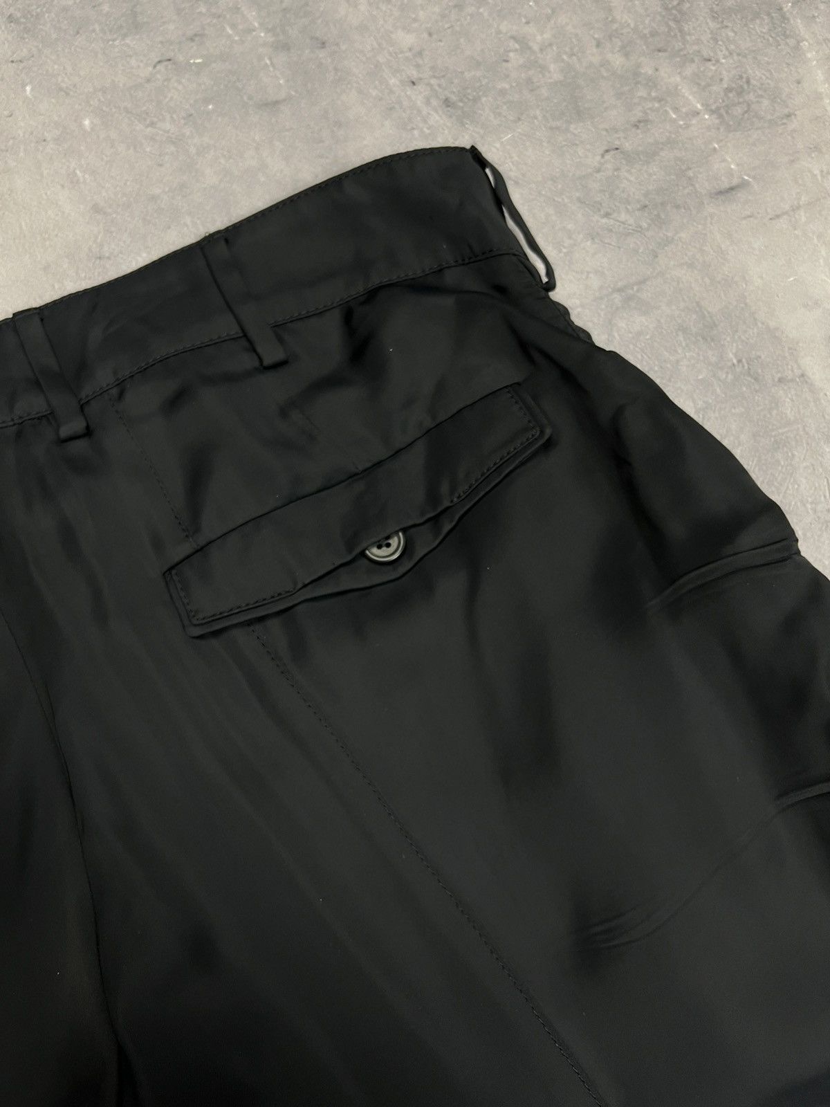 Prada Rare Prada Milano Black Tab Viscose Pants Size 42 Size 28" / US 6 / IT 42 - 13 Thumbnail