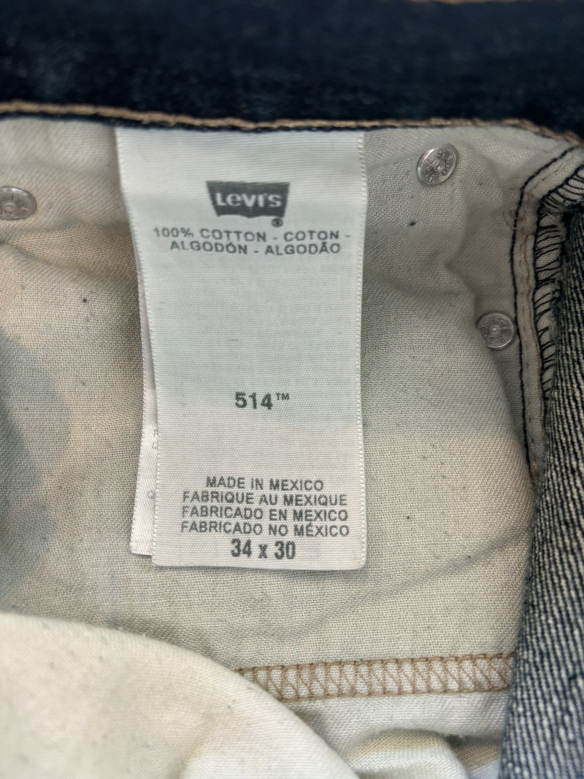 Levi's Levi’s 514 Straight Fit Size US 34 / EU 50 - 3 Thumbnail