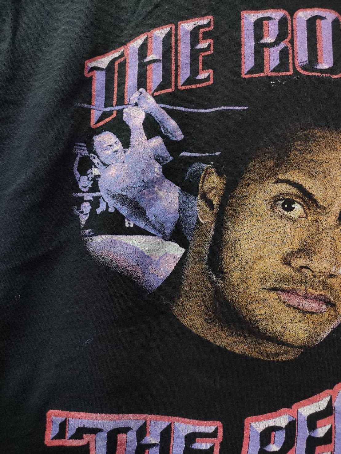 WWF Vtg 00's The Rock " Know Your Role, The Peoples Champion " Size US L / EU 52-54 / 3 - 11 Thumbnail