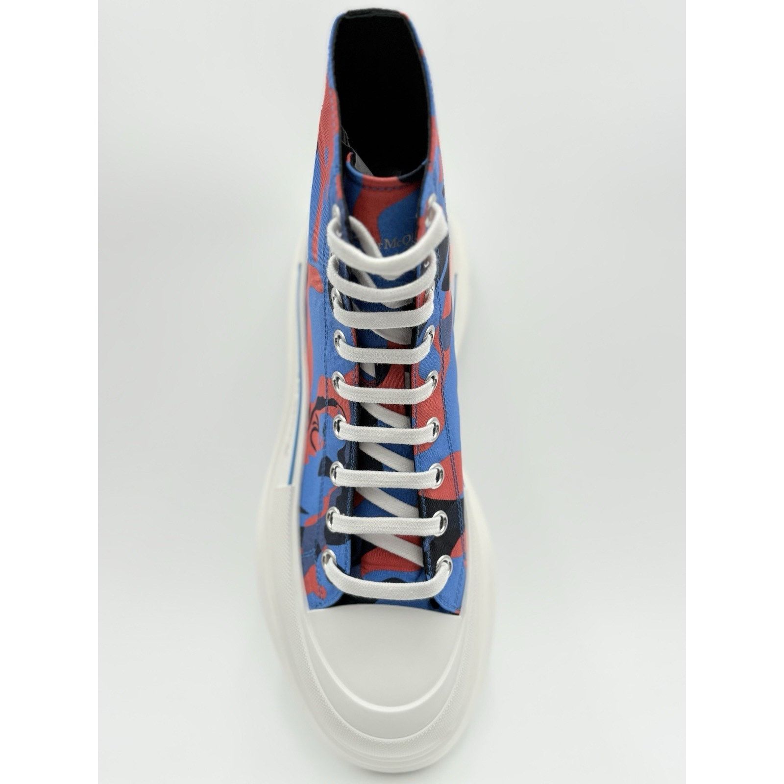 Alexander McQueen Alexander McQueen Tread Slick Boot ' Blue Red Camo ' | NEW! Size US 9 / EU 42 - 5 Thumbnail