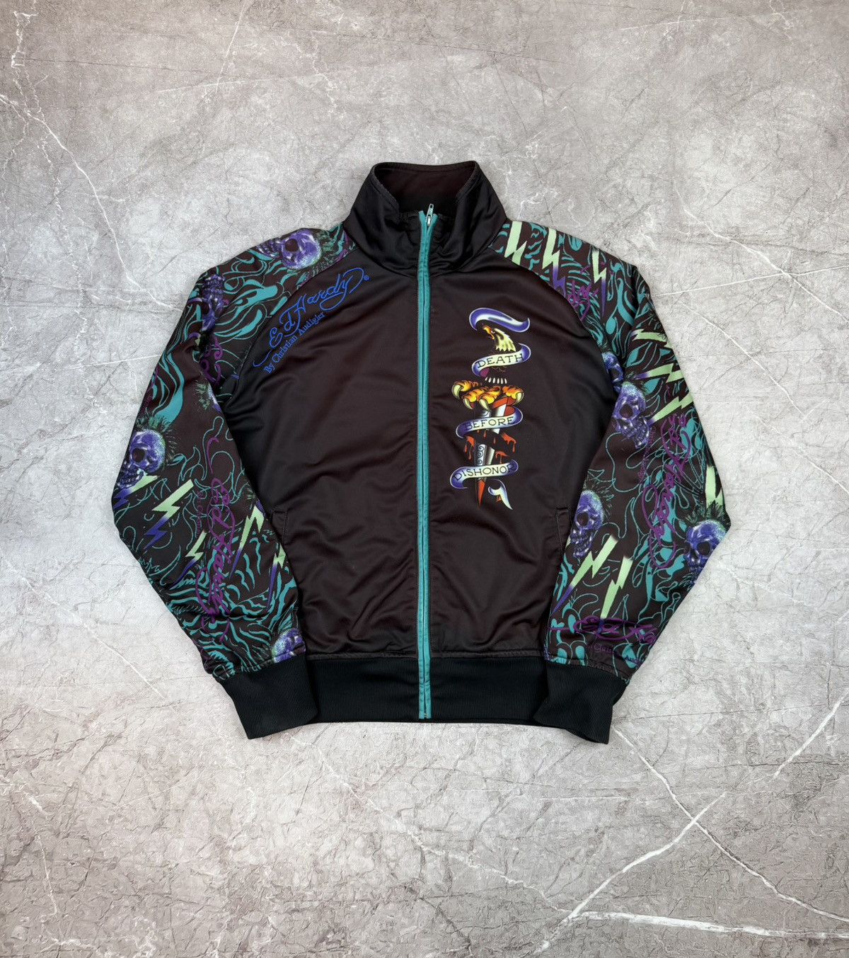 Ed Hardy Vintage Ed Hardy Track Jacket Size US M / EU 48-50 / 2 - 2 Thumbnail