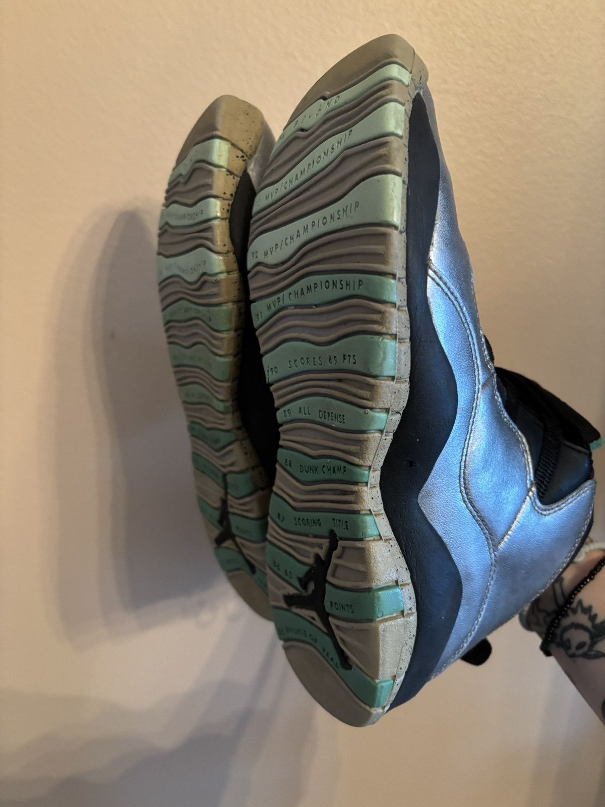 Jordan Brand Air Jordan 10 Retro BG 'Lady Liberty' Size US 6 / EU 39 - 5 Thumbnail