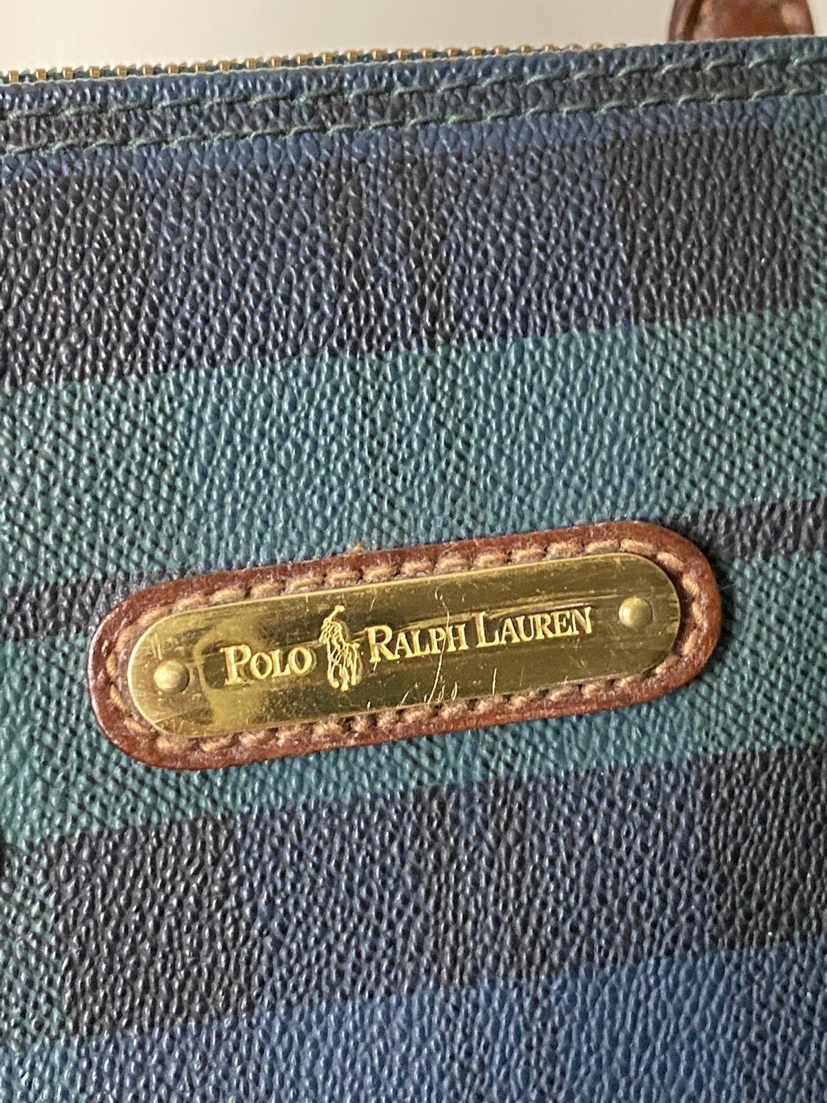 Polo Ralph Lauren Rare Ralph Lauren Purse Mini Duffle Bag Boston Barrel Plaid Size ONE SIZE - 2 Thumbnail