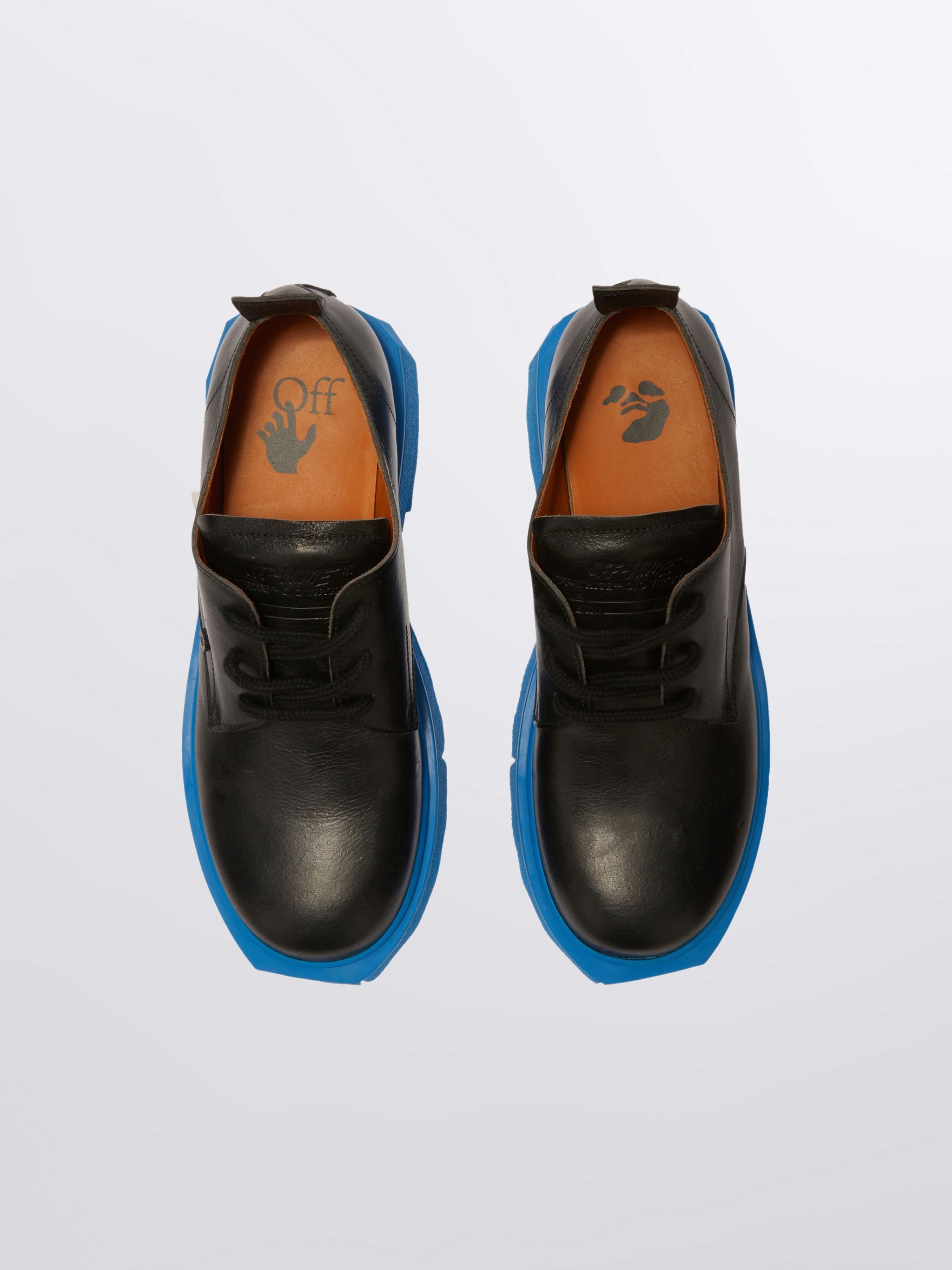 Off-White o1rshd DUP Leather Sponge Derby in Black Size US 8 / EU 41 - 3 Thumbnail