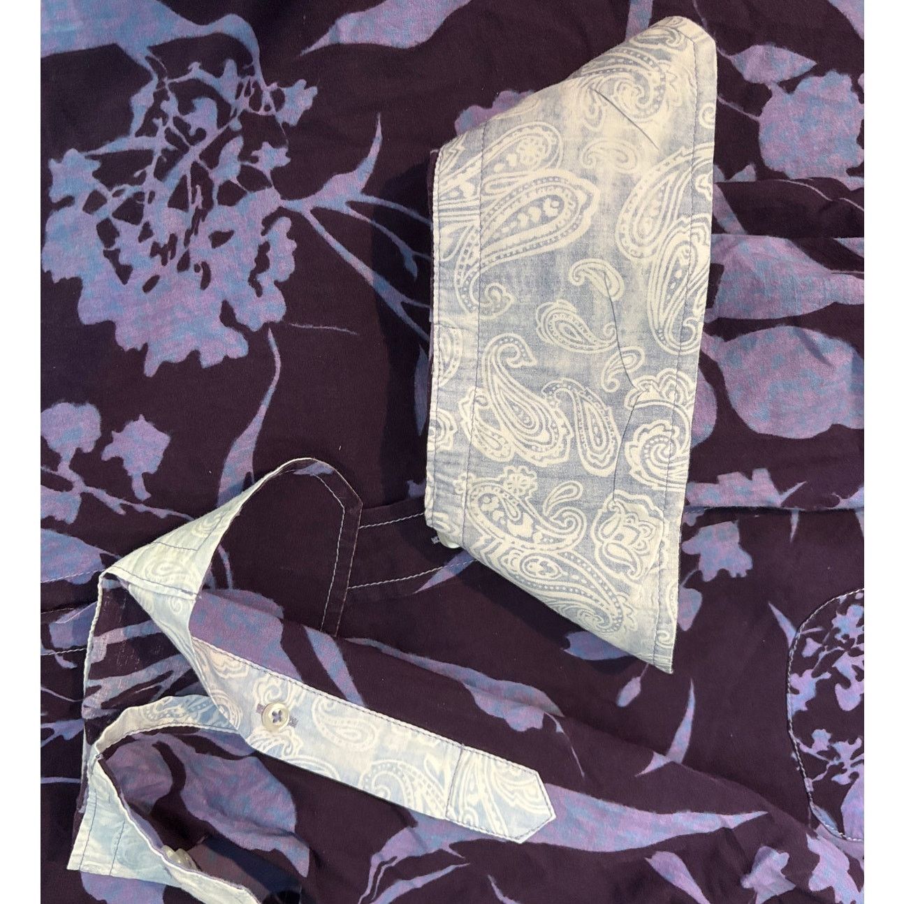 Georg Roth Size L | GEORG ROTH Men's Button Front Abstract Floral Shirt Size US L / EU 52-54 / 3 - 7 Thumbnail