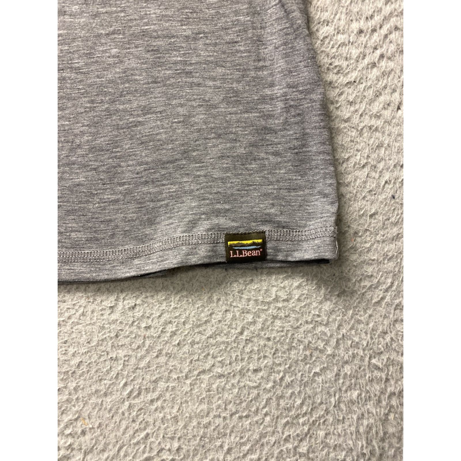 Vintage LL BEAN Gray Polo Shirt Adult Medium Soft Short Sleeve Regular Fit Mens Size US M / EU 48-50 / 2 - 2 Thumbnail