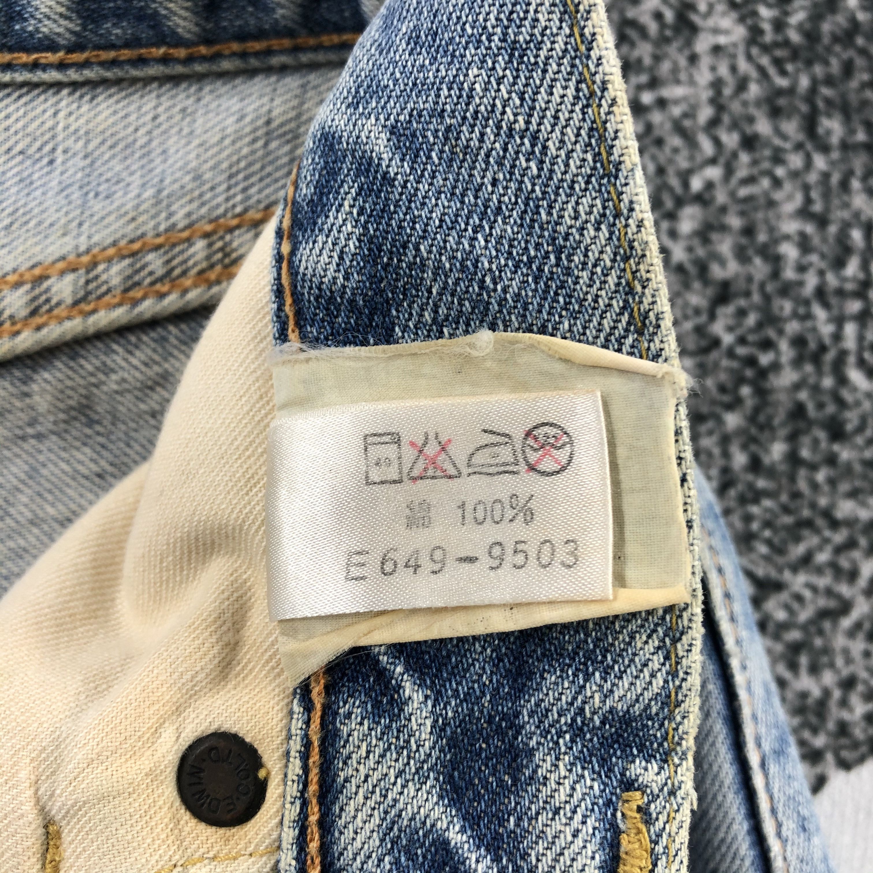 Edwin Size 25x30 Vintage Something Edwin 505 Jeans Selvedge Denim Size 25" / US 0 / IT 36 - 11 Thumbnail