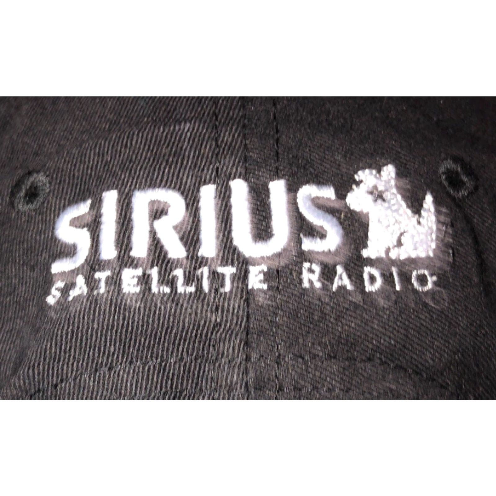 Vintage Sirus Satellite Radio Black Adjustable Hat Unisex Adults Snapback Adjustable Black Hat Size ONE SIZE - 5 Thumbnail