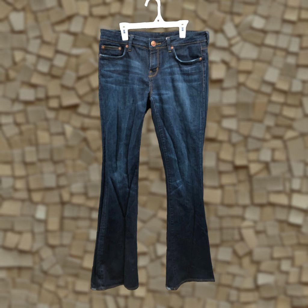 Buffalo David Bitton VINTAGE Buffalo David Bitton Jeans Size 30 Womens Mid Rise Dark Wash Blue Denim Felow Shirt? Size 30" / US 8 / IT 44 - 1 Thumbnail