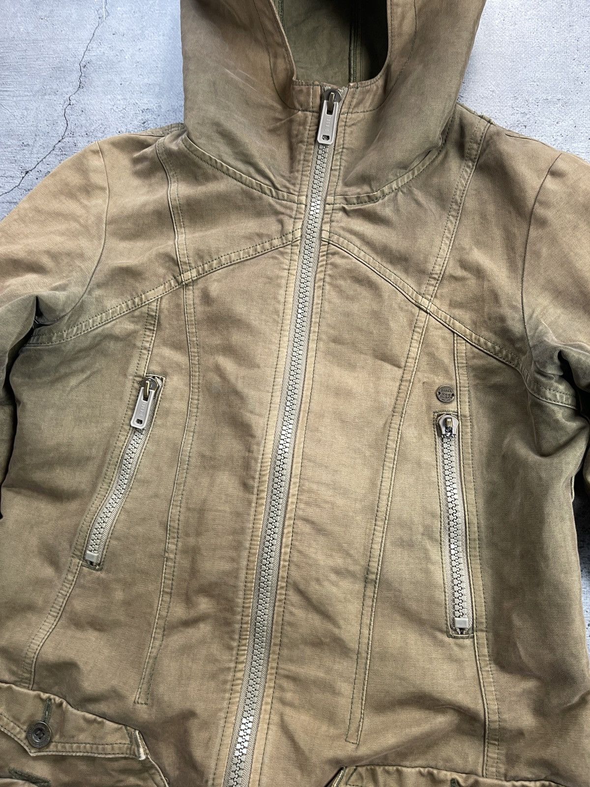 Diesel Women's DIESEL Fishtail Coat Jacket Archive Techwear Size M Size S / US 4 / IT 40 - 5 Thumbnail