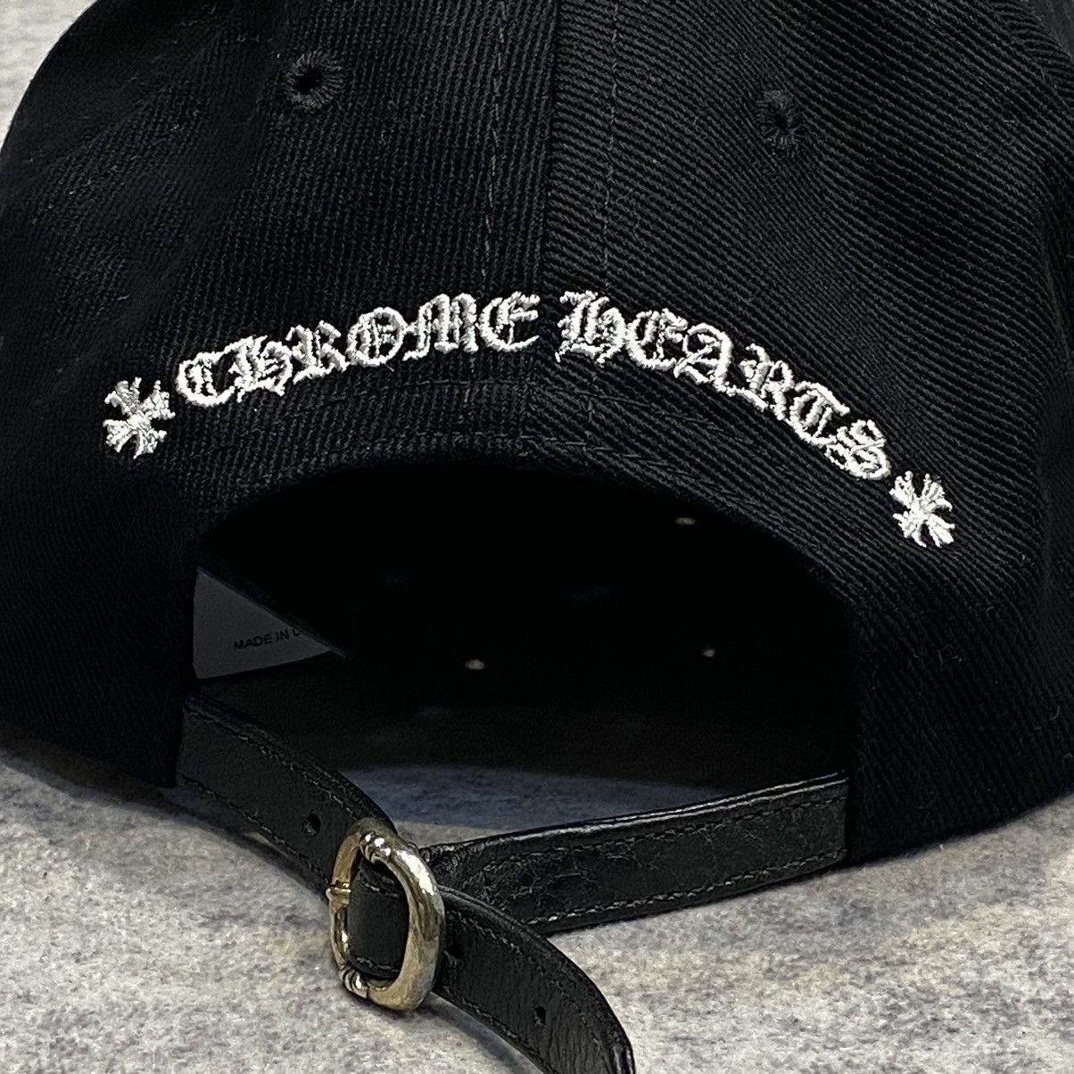 Chrome Hearts Chrome Hearts Matty Boy leather chomper lips trucker hat Size ONE SIZE - 5 Thumbnail