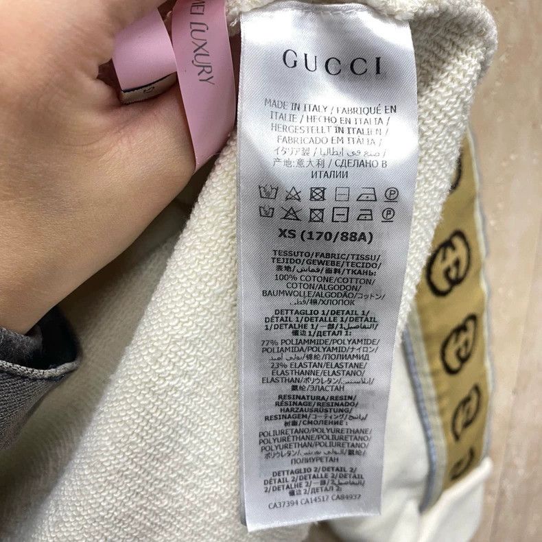 Gucci Gucci Beige string label 3m reflective strip knitted double Size US XS / EU 42 / 0 - 4 Thumbnail