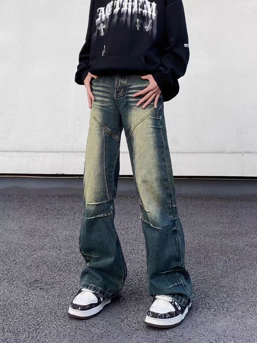 Designer × Jean × Vintage High street vintage baggy slightly flared jeans Size US 32 / EU 48 - 3 Thumbnail