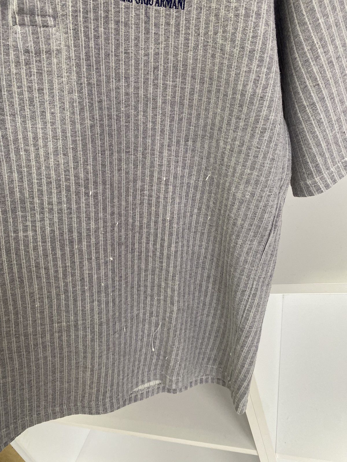 Designer × Emporio Armani × Vintage Vintage Emporio Armani 90s Polo T-Shirt Size US L / EU 52-54 / 3 - 9 Thumbnail