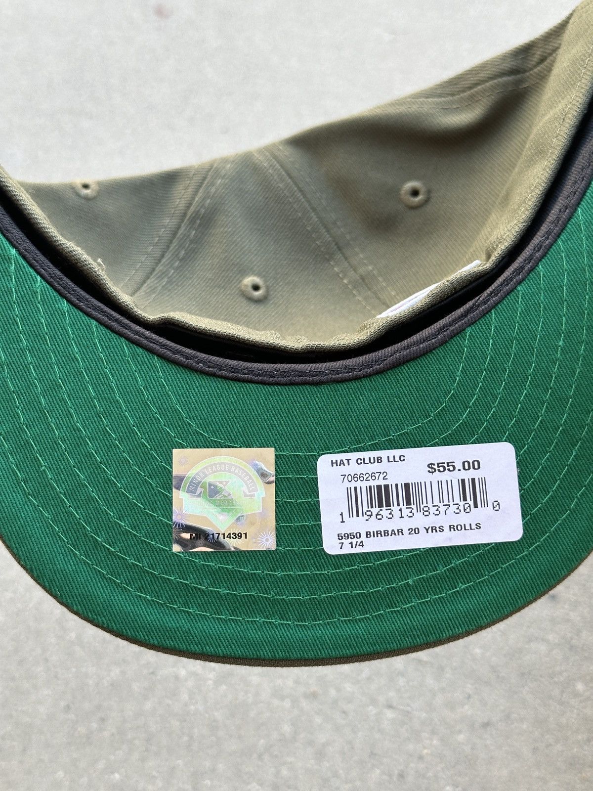 Hat Club × MLB × New Era Birmingham Barons OG Rolling Papers Fitted 420 7 1/4 MiLB Size ONE SIZE - 3 Thumbnail