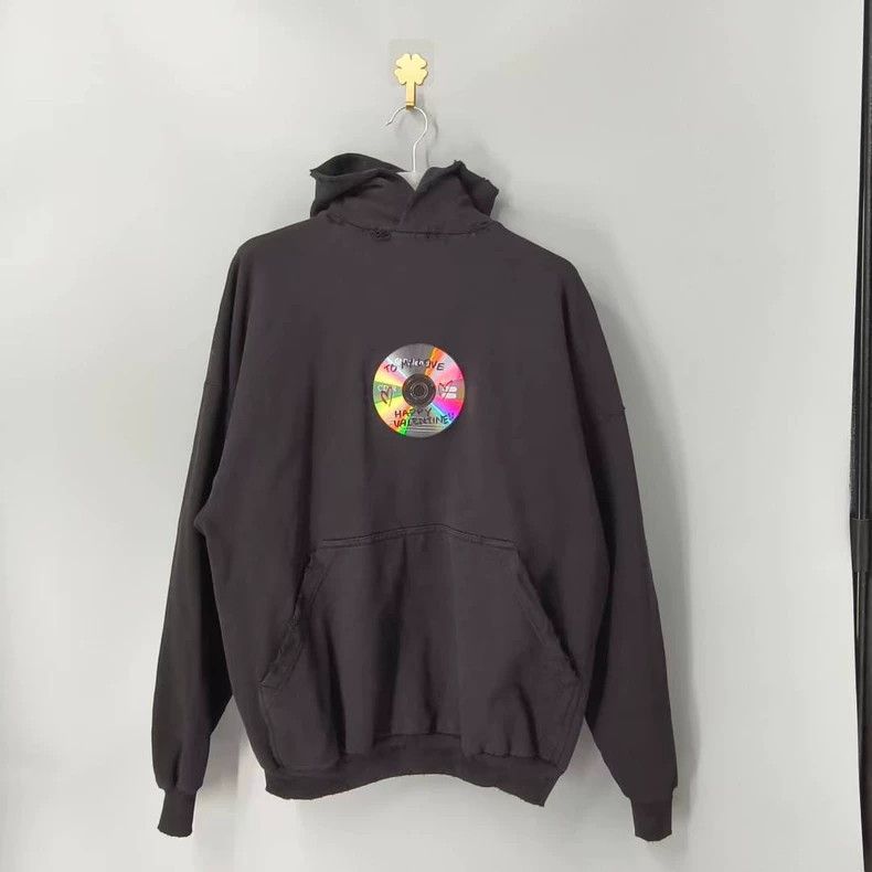 Balenciaga Balenciaga Alphabetic printed hooded pullover long sleeve Size US L / EU 52-54 / 3 - 1 Thumbnail