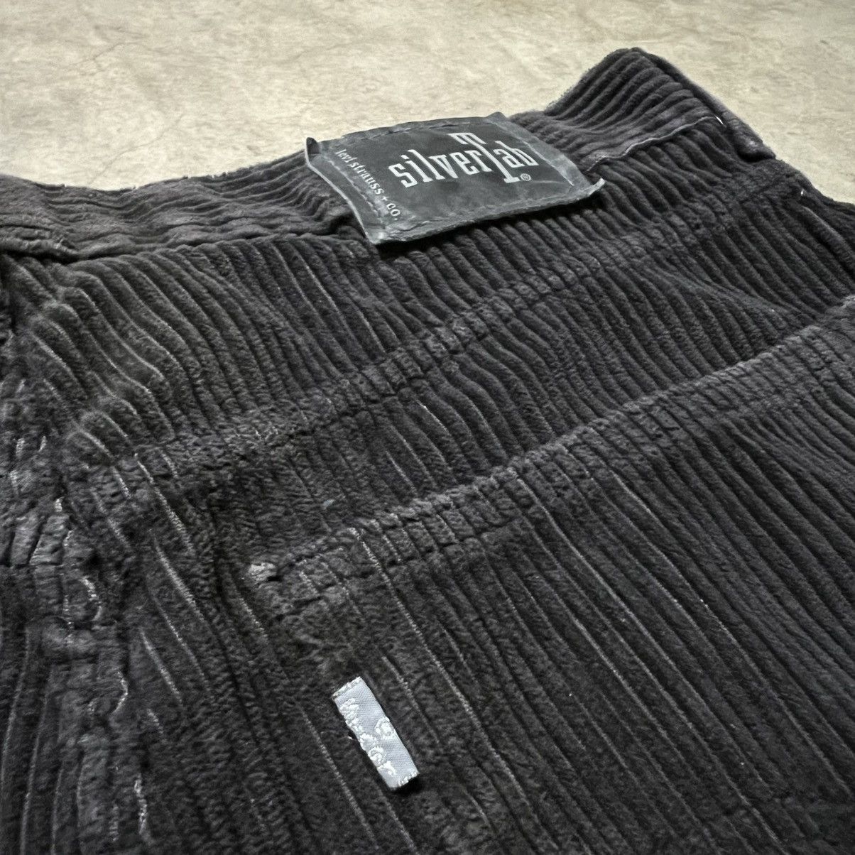 Levi's × Levi's Vintage Clothing × Vintage Vintage 90’s Levi’s Silver-Tab Grey BAGGY Corduroy Pants Size US 34 / EU 50 - 4 Thumbnail