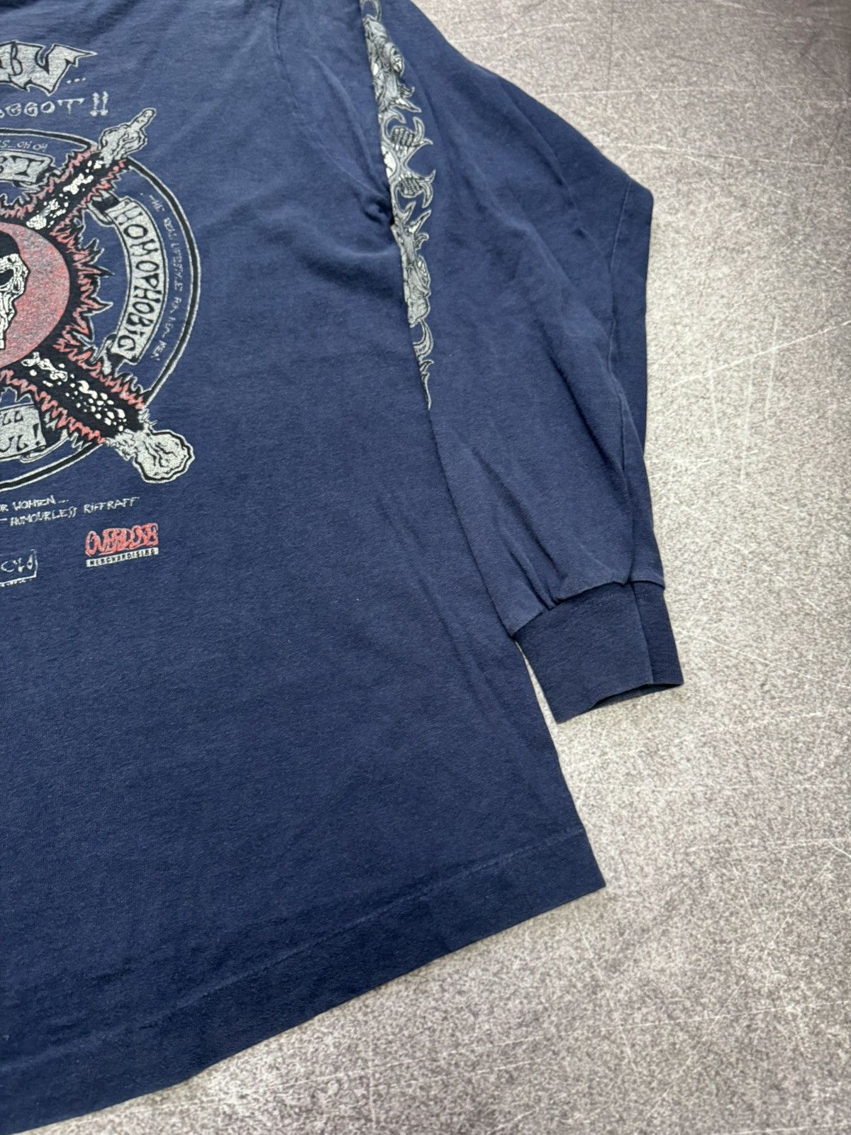 Other Vintage KEEP YOUR DISTANCE Long Sleeve 90s Punk Avantgarde Size US L / EU 52-54 / 3 - 5 Thumbnail