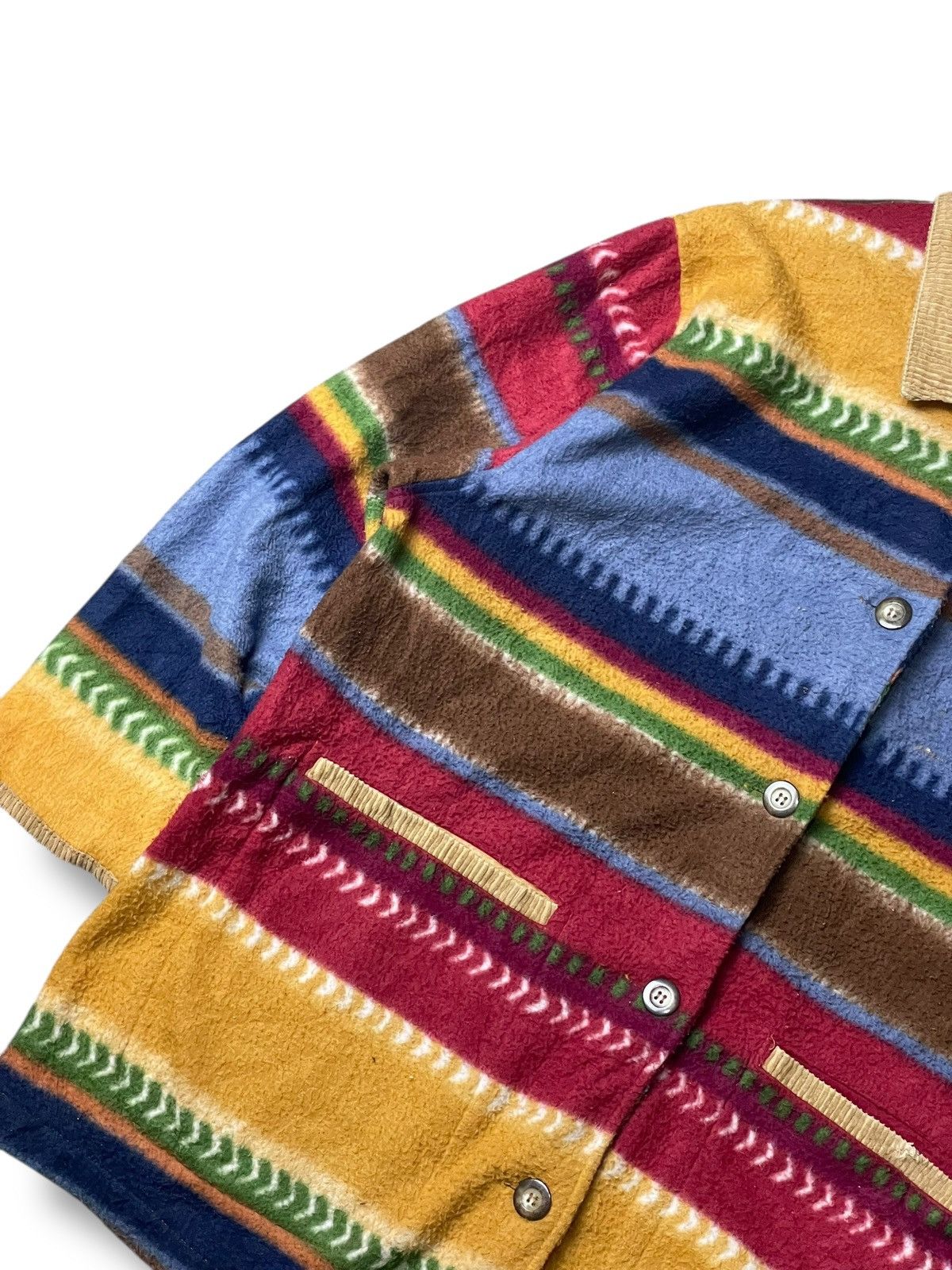 Japanese Brand × Vintage Climate Zone Brand Abstract Pattern Wool Jacket (113) Size US M / EU 48-50 / 2 - 2 Thumbnail