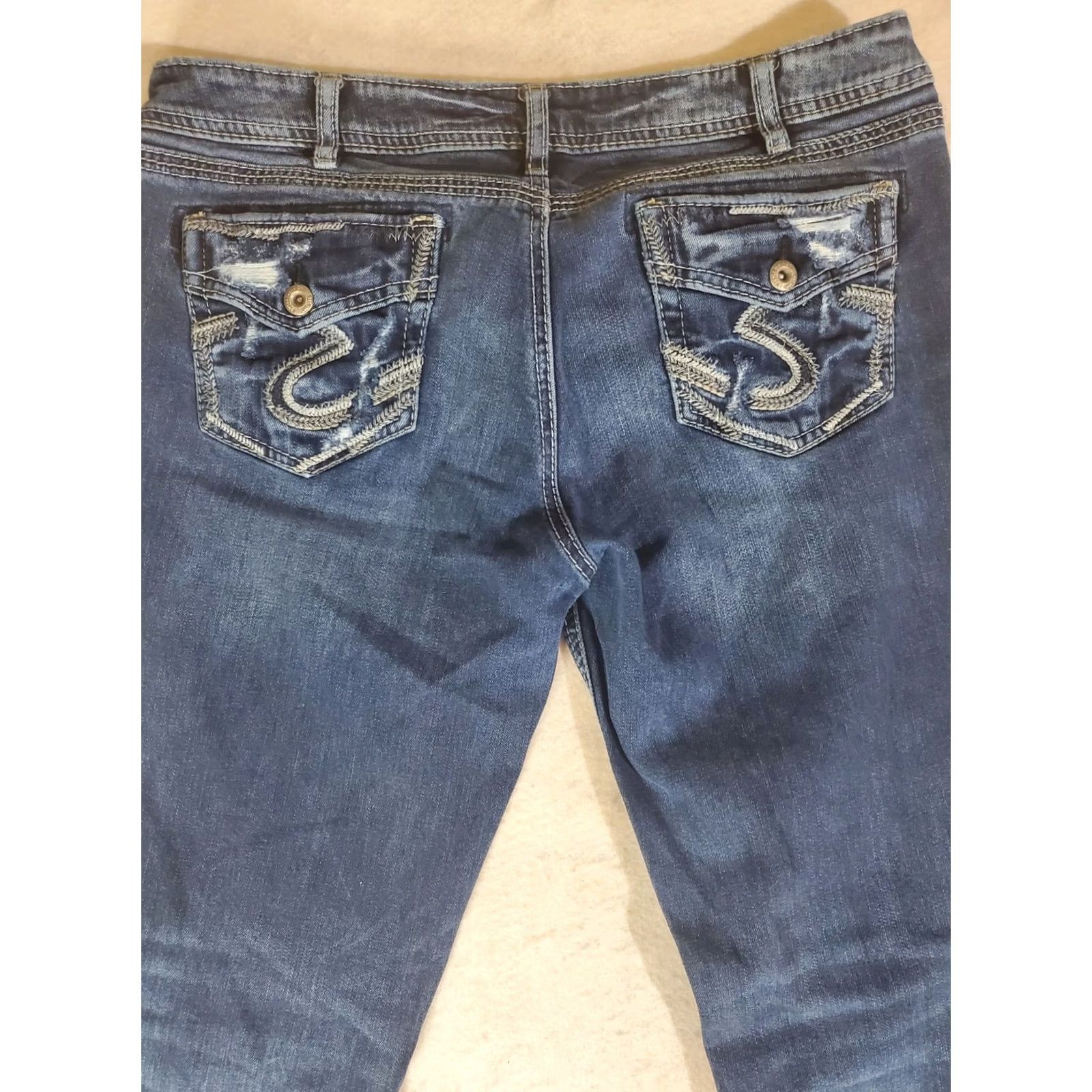 Silver Jeans Co. VINTAGE? No. (But per rules, omit) Size 24" / US 00 / IT 34 - 5 Thumbnail