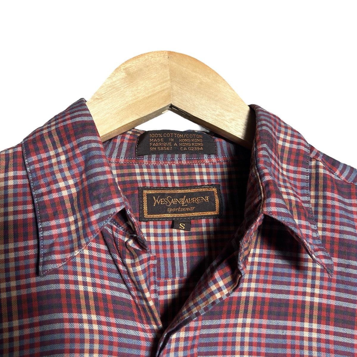 Vintage × Yves Saint Laurent Vintage Yves Saint Laurent Button Up Shirt Size M / US 6-8 / IT 42-44 - 4 Thumbnail