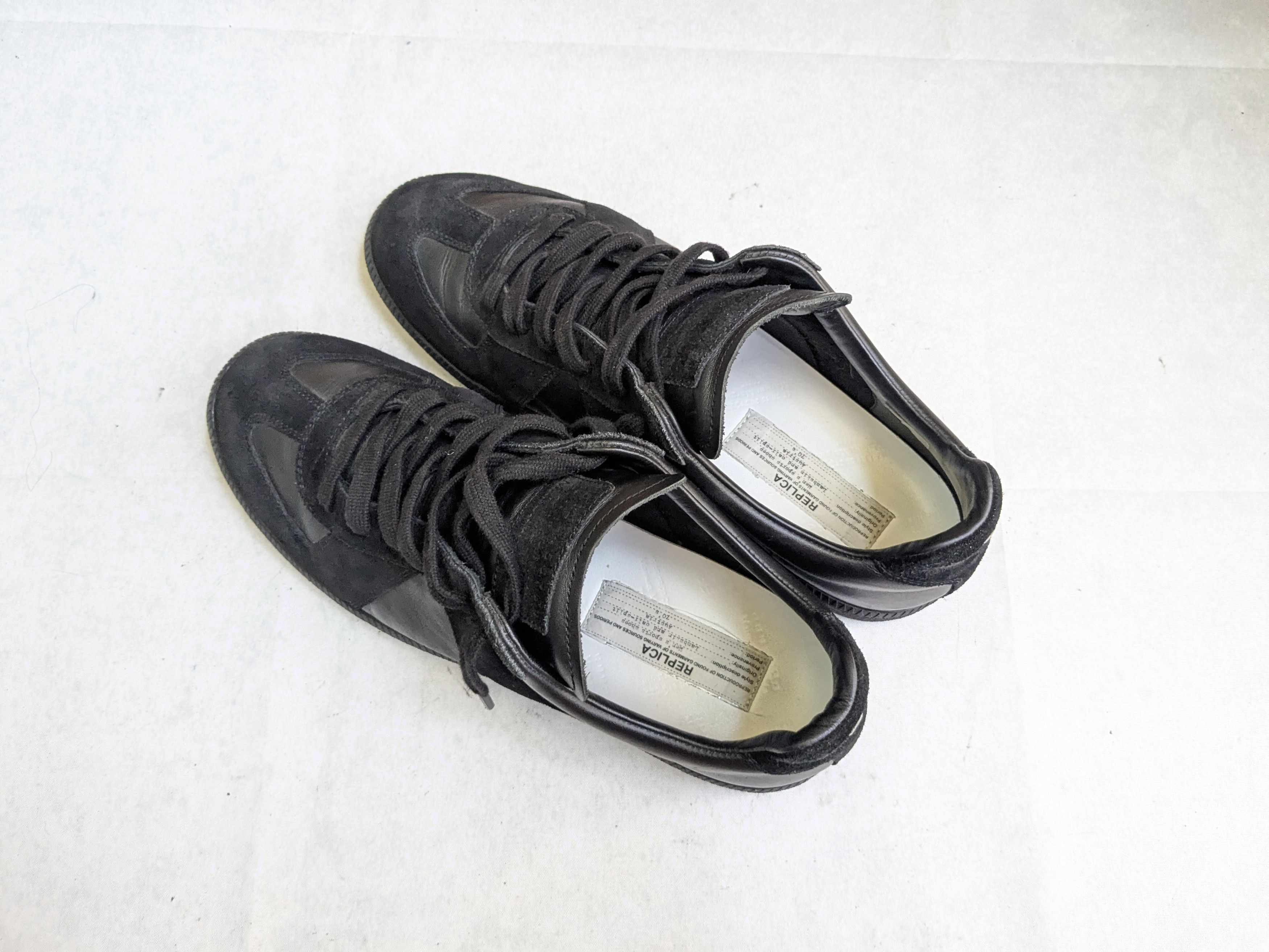 Maison Margiela Maison Margiela Replica GAT Black 12 45 Low Tops Size US 12 / EU 45 - 17 Thumbnail
